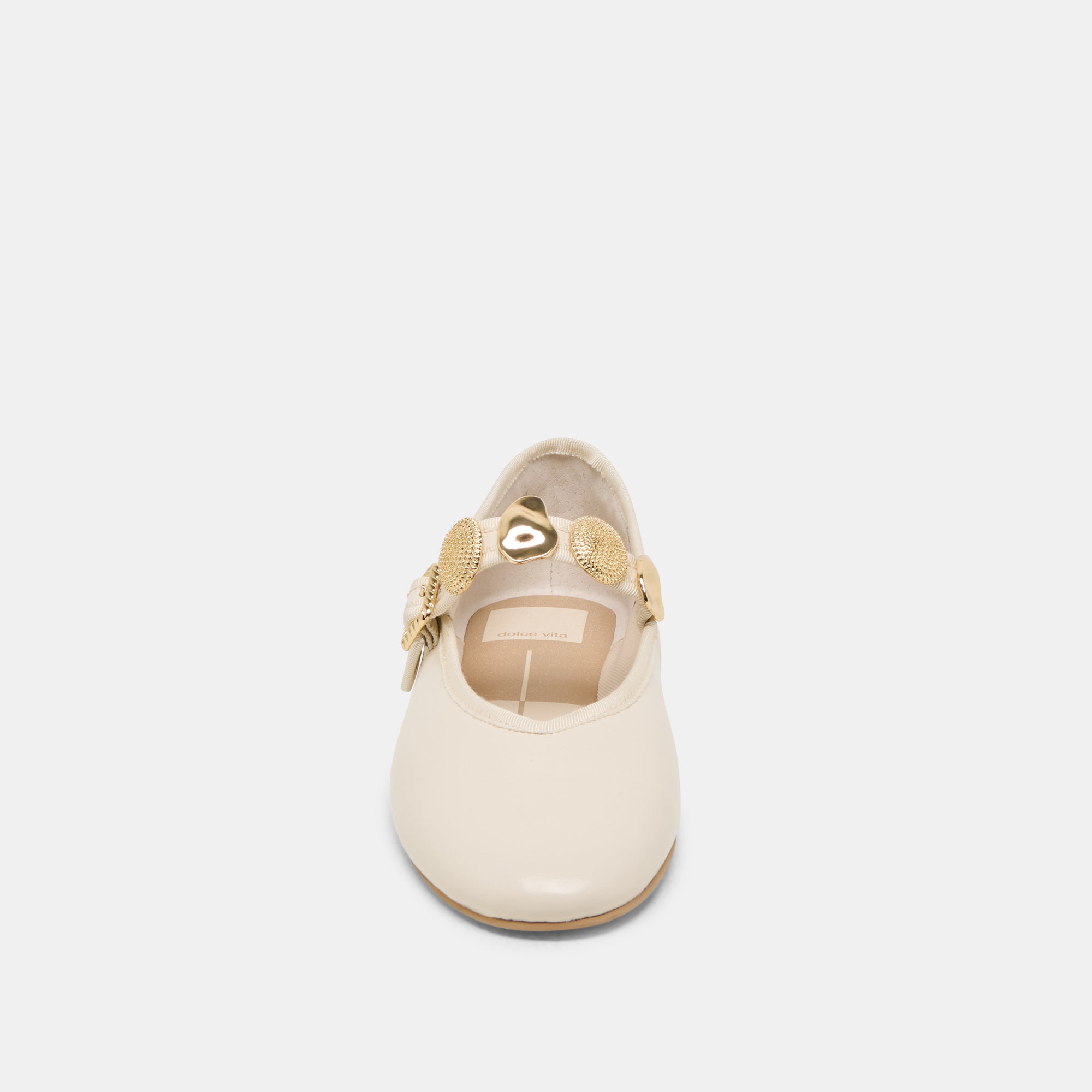 RELAN WIDE BALLET FLATS OFF WHITE LEATHER - Image 6