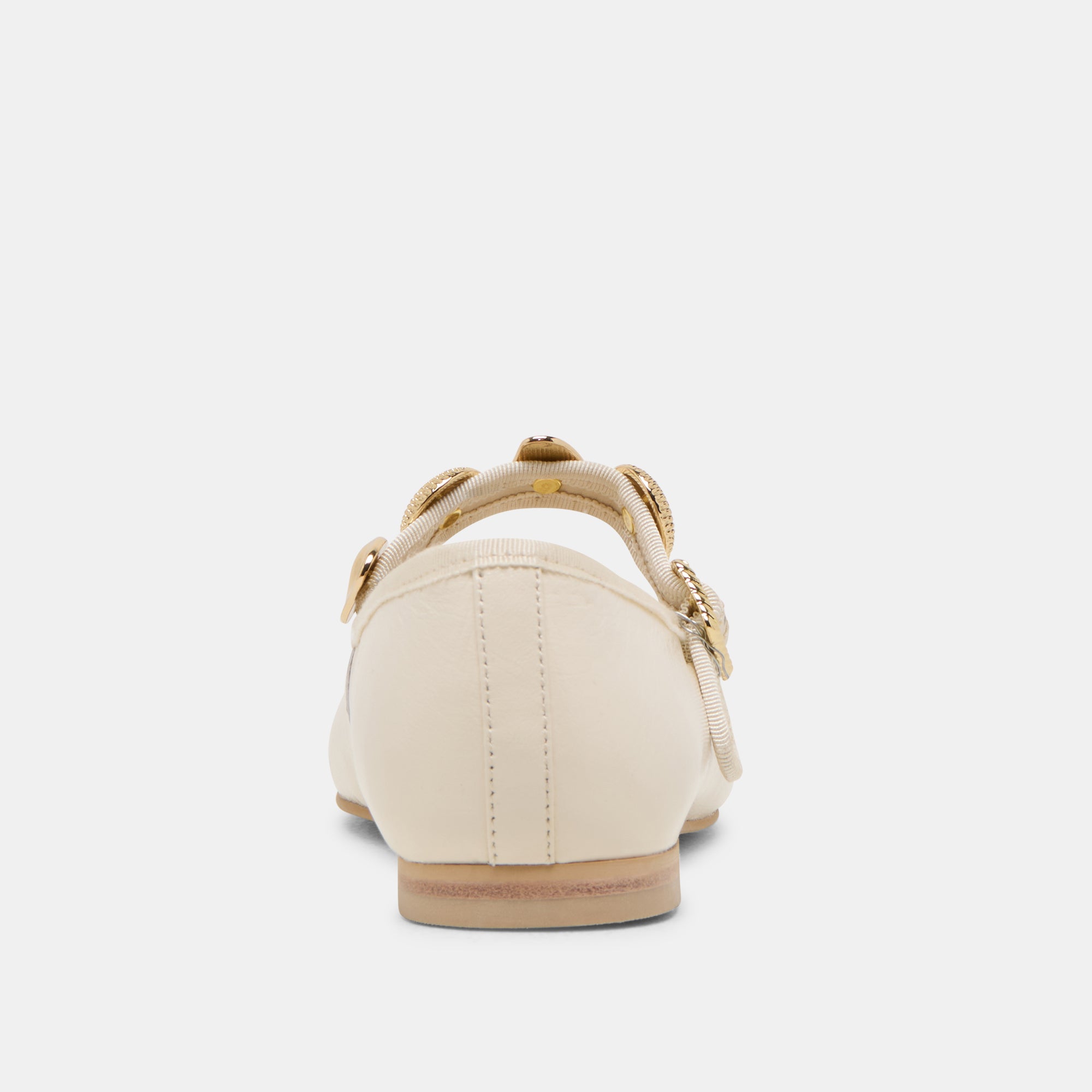 RELAN WIDE BALLET FLATS OFF WHITE LEATHER - Image 7