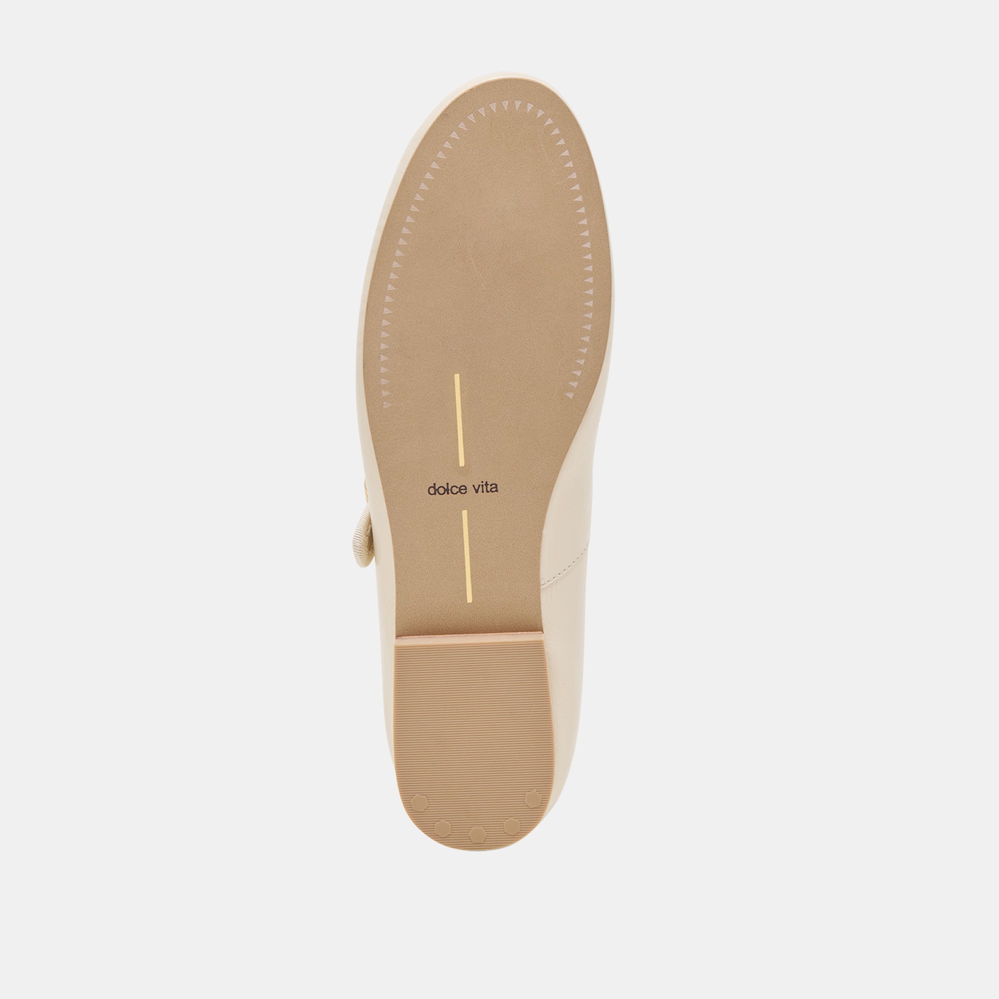 RELAN WIDE BALLET FLATS OFF WHITE LEATHER - Image 9