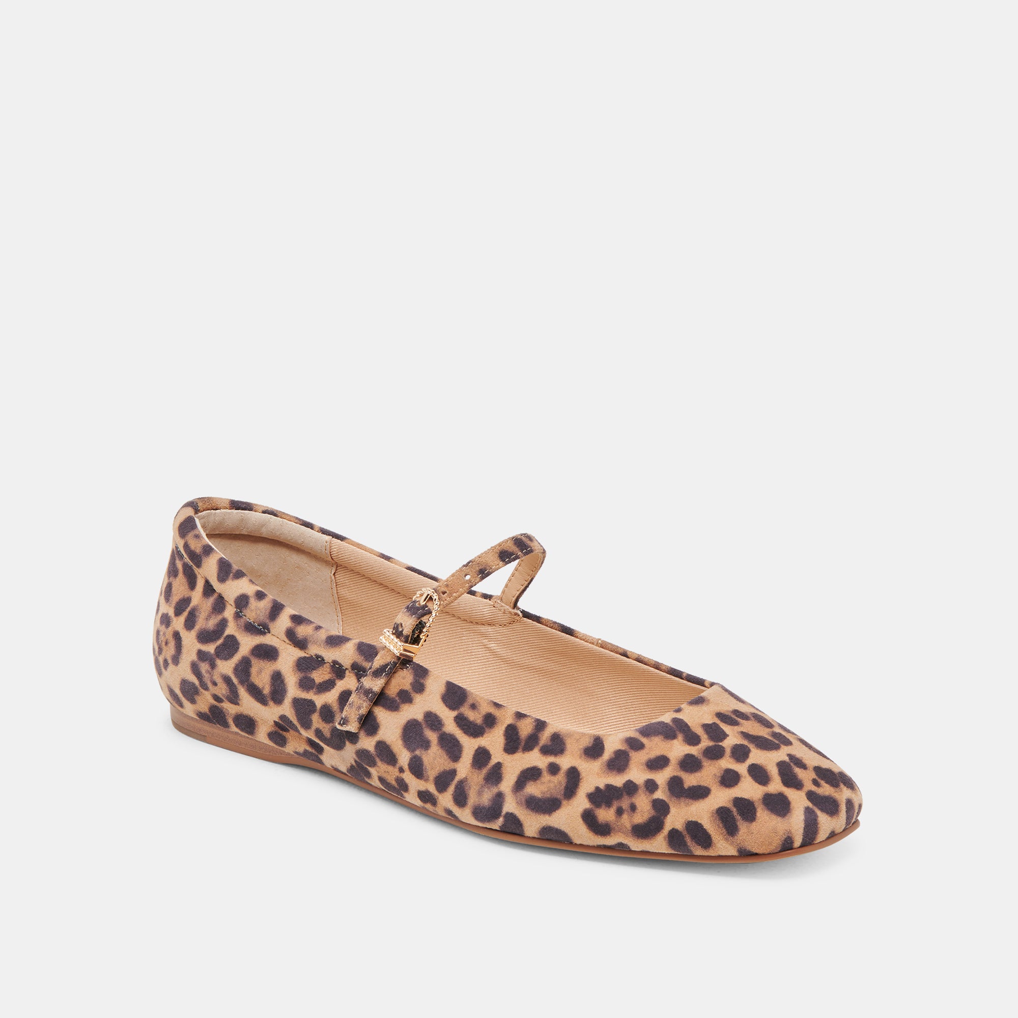 REYES BALLET FLATS DK LEOPARD SUEDE - Image 2