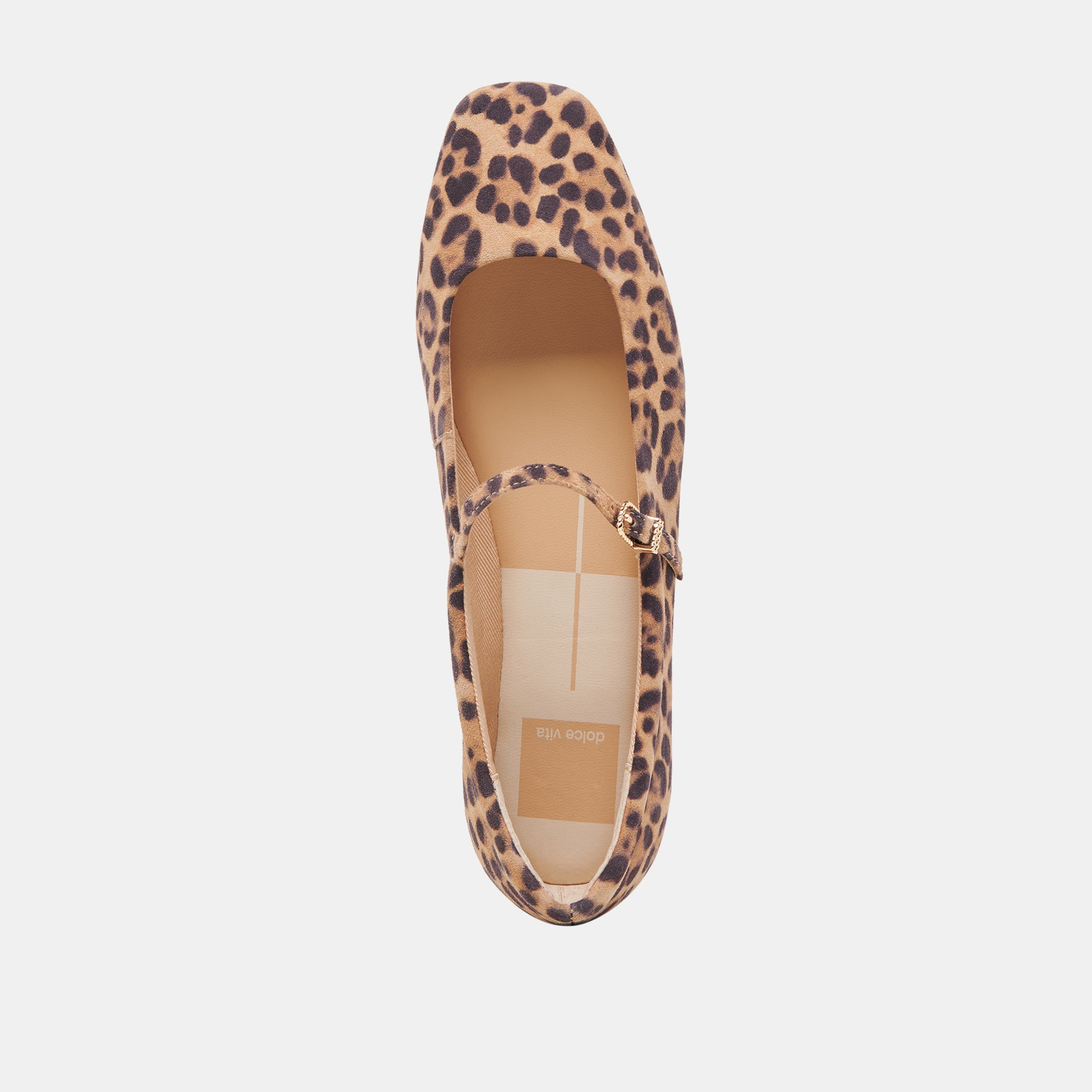 REYES BALLET FLATS DK LEOPARD SUEDE - Image 8