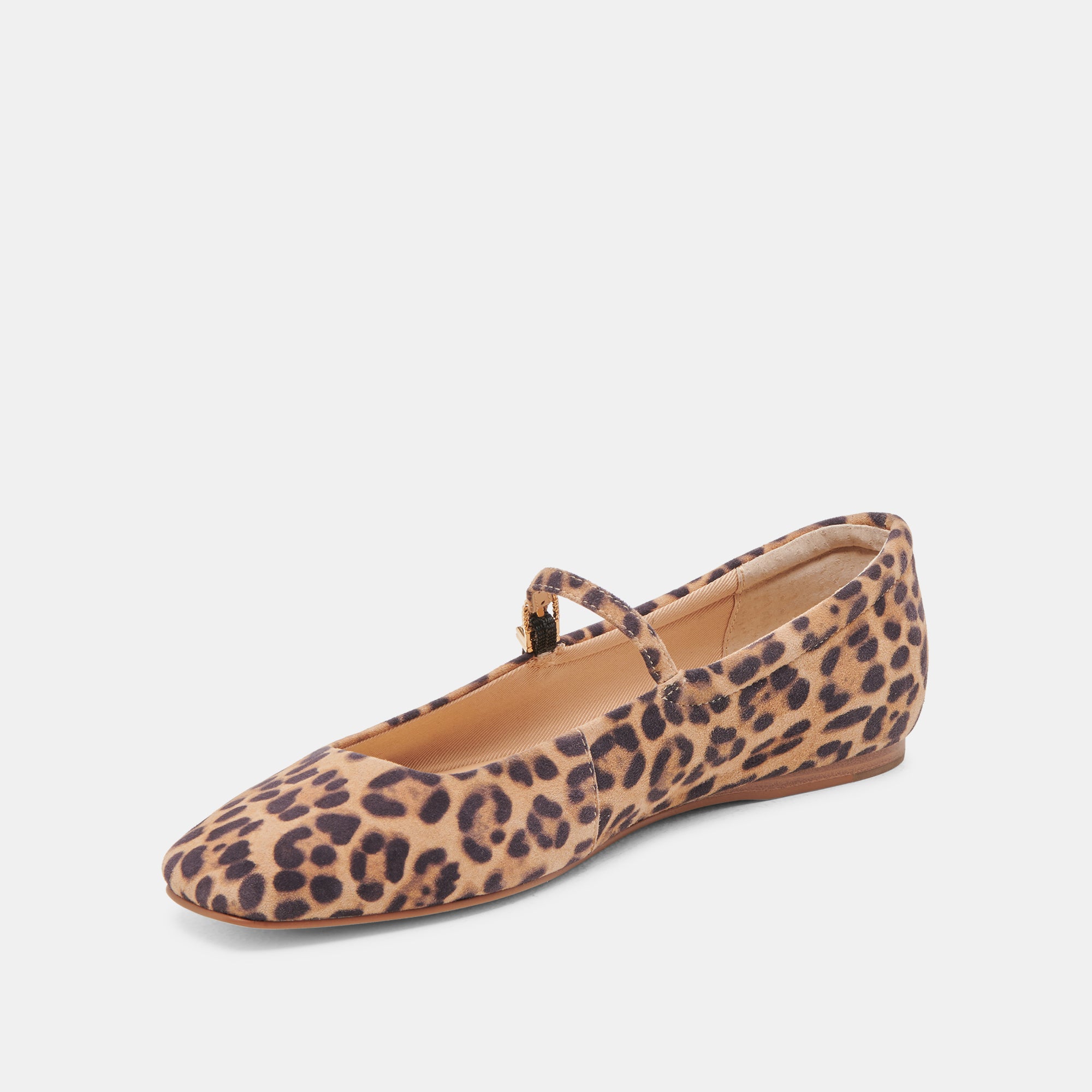 REYES BALLET FLATS DK LEOPARD SUEDE - Image 4