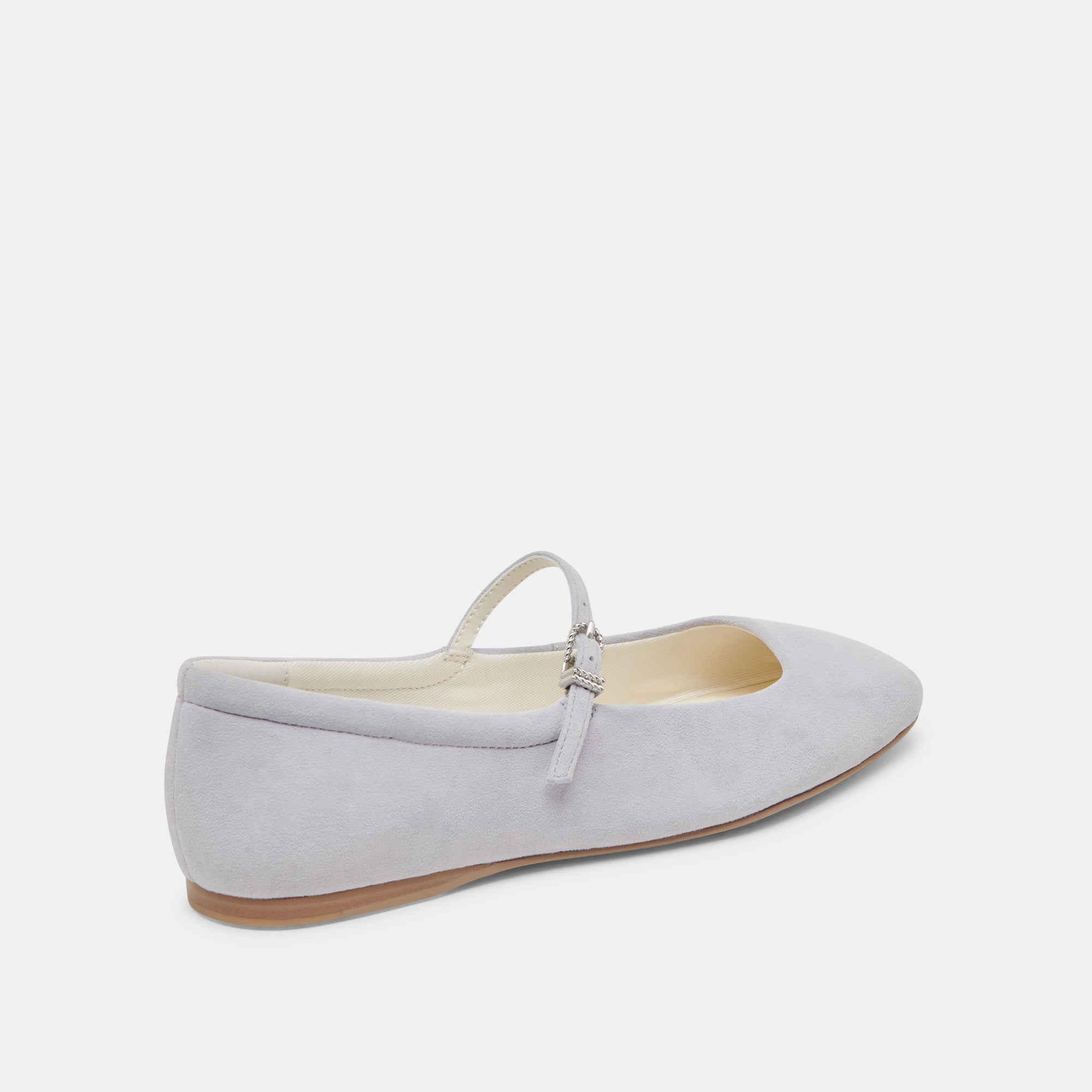 REYES BALLET FLATS DUSTY BLUE SUEDE - Image 3