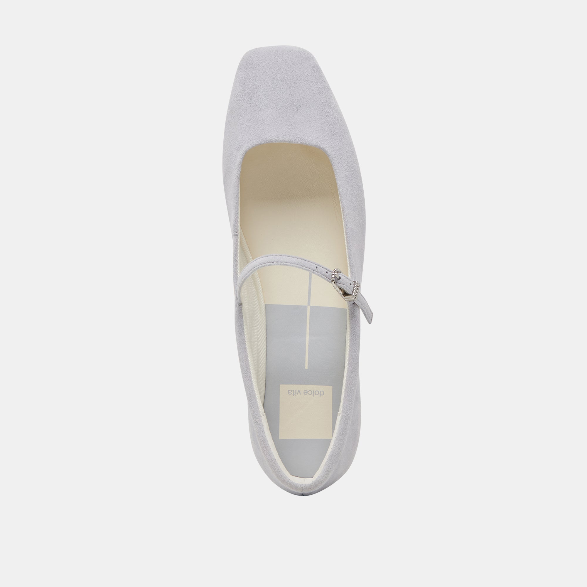 REYES BALLET FLATS DUSTY BLUE SUEDE - Image 8