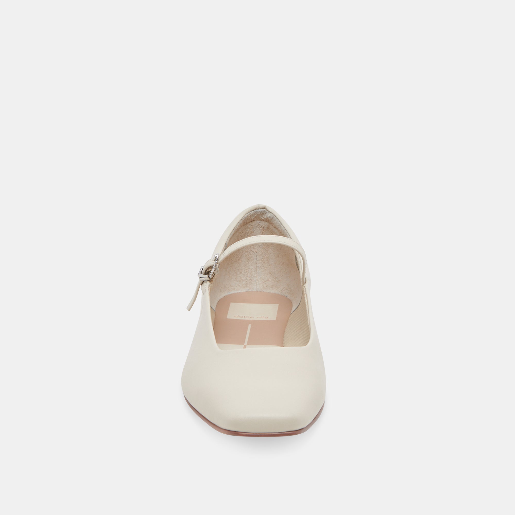 REYES WIDE BALLET FLATS IVORY LEATHER - Image 12
