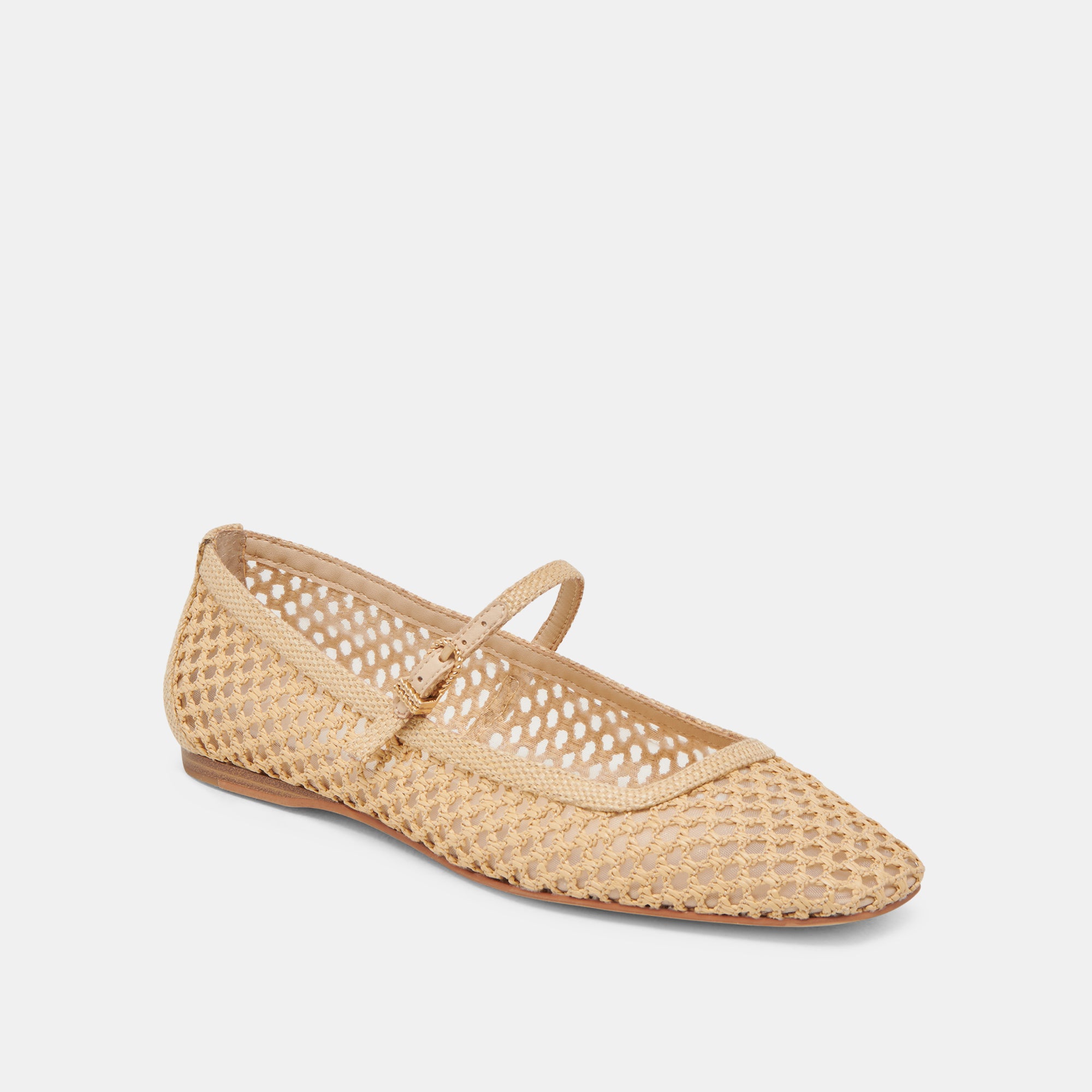 REYES BALLET FLATS LT NATURAL WOVEN RAFFIA - Image 3