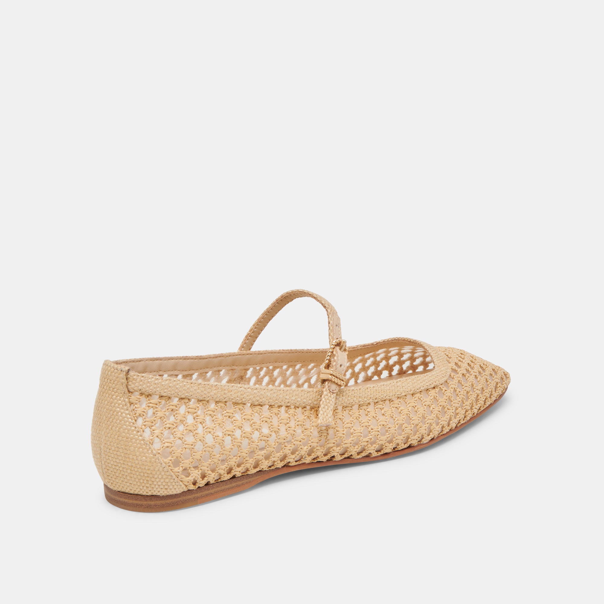 REYES BALLET FLATS LT NATURAL WOVEN RAFFIA - Image 5