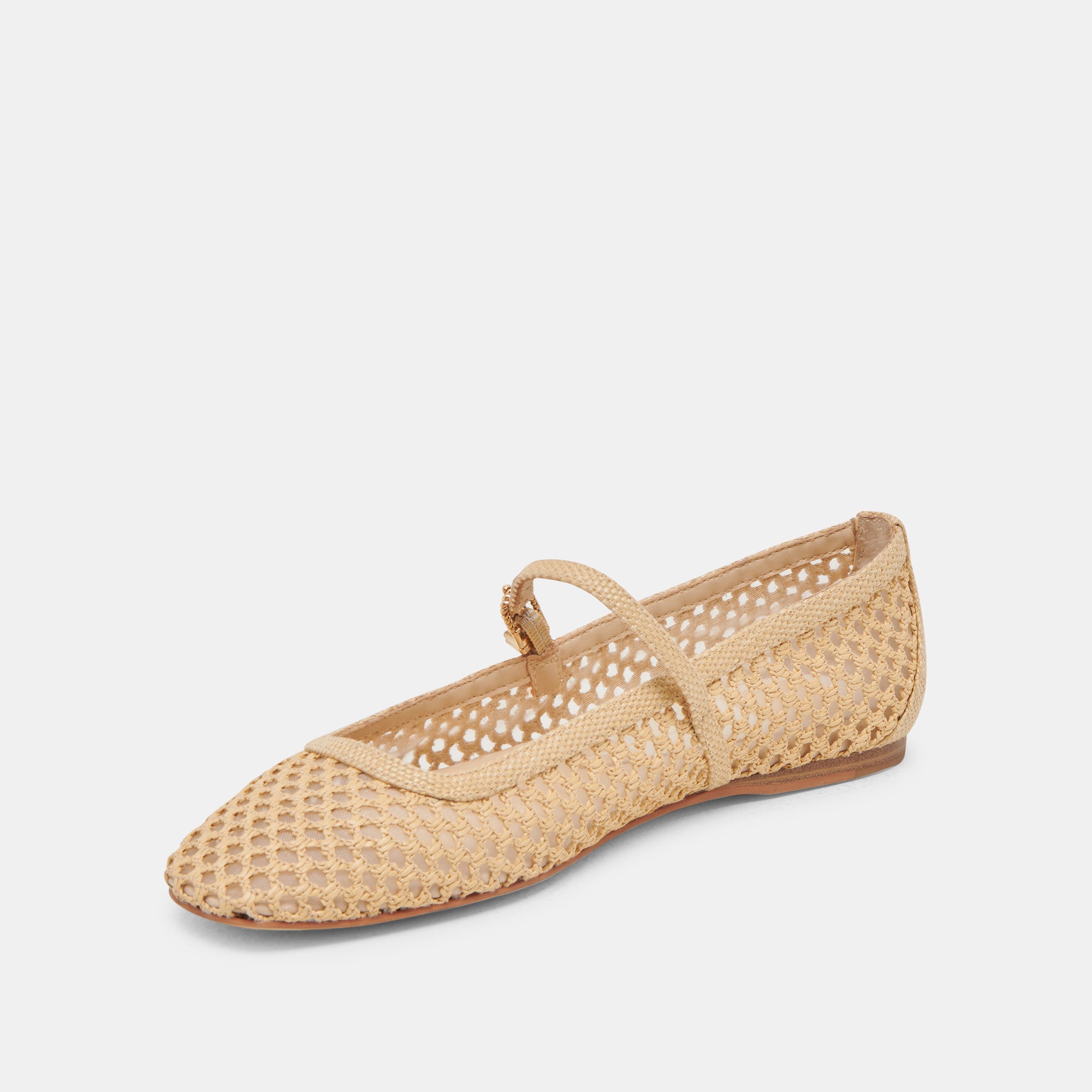 REYES BALLET FLATS LT NATURAL WOVEN RAFFIA - Image 6