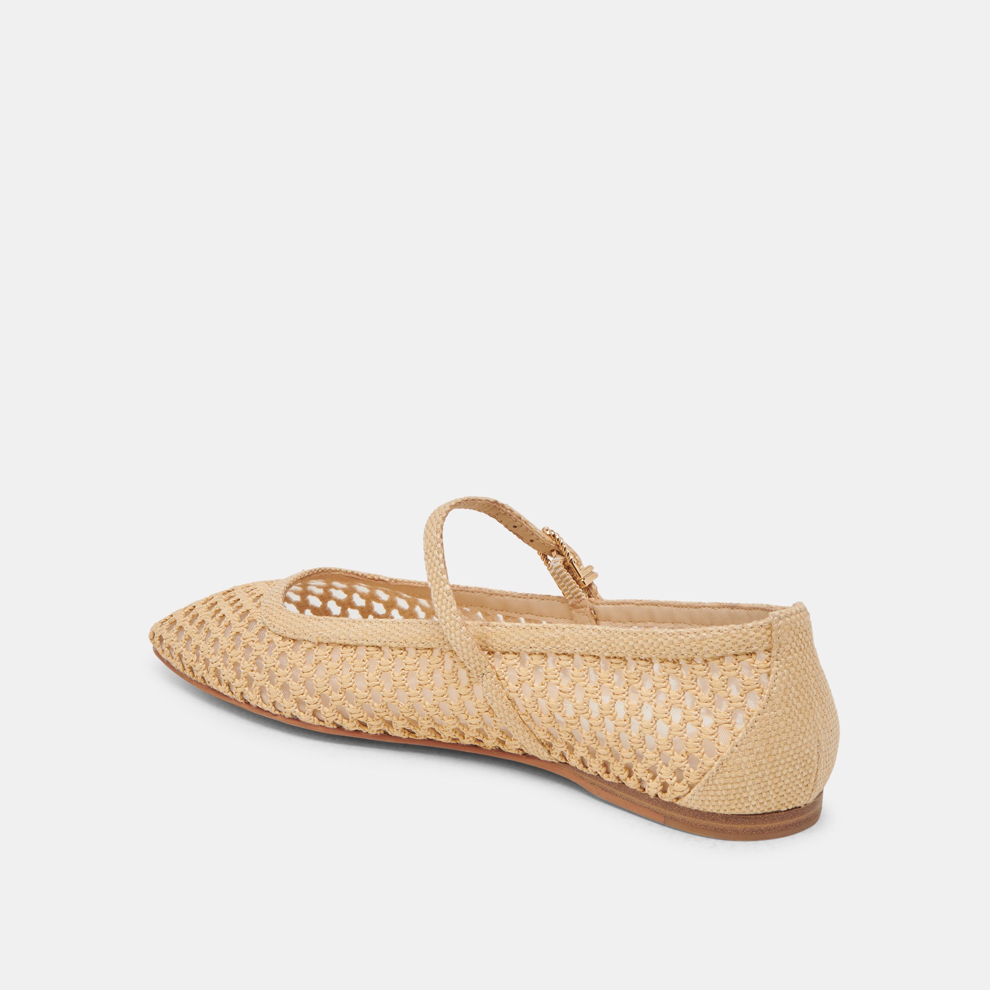 REYES BALLET FLATS LT NATURAL WOVEN RAFFIA - Image 7
