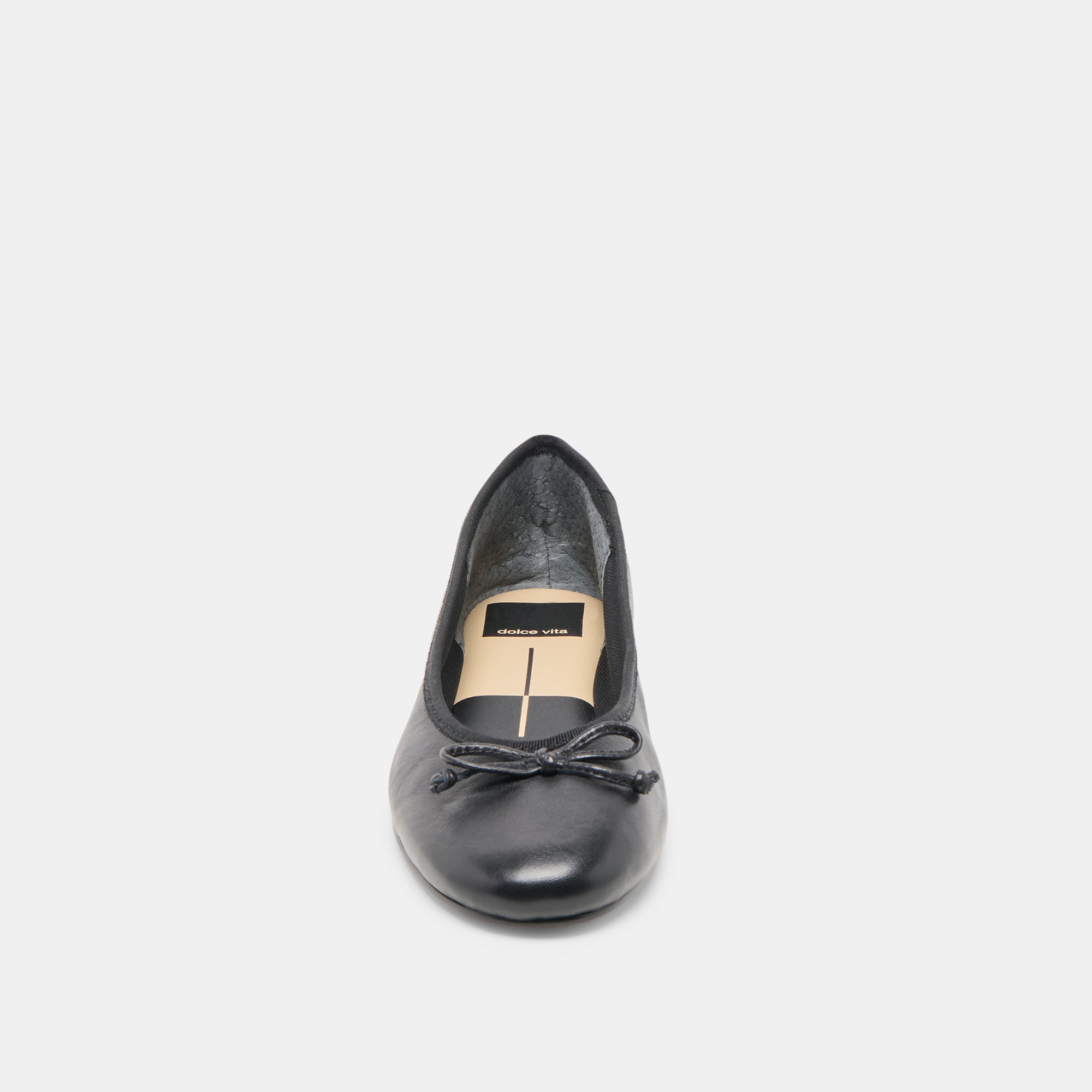 RITLA WIDE BALLET FLATS BLACK LEATHER - Image 6
