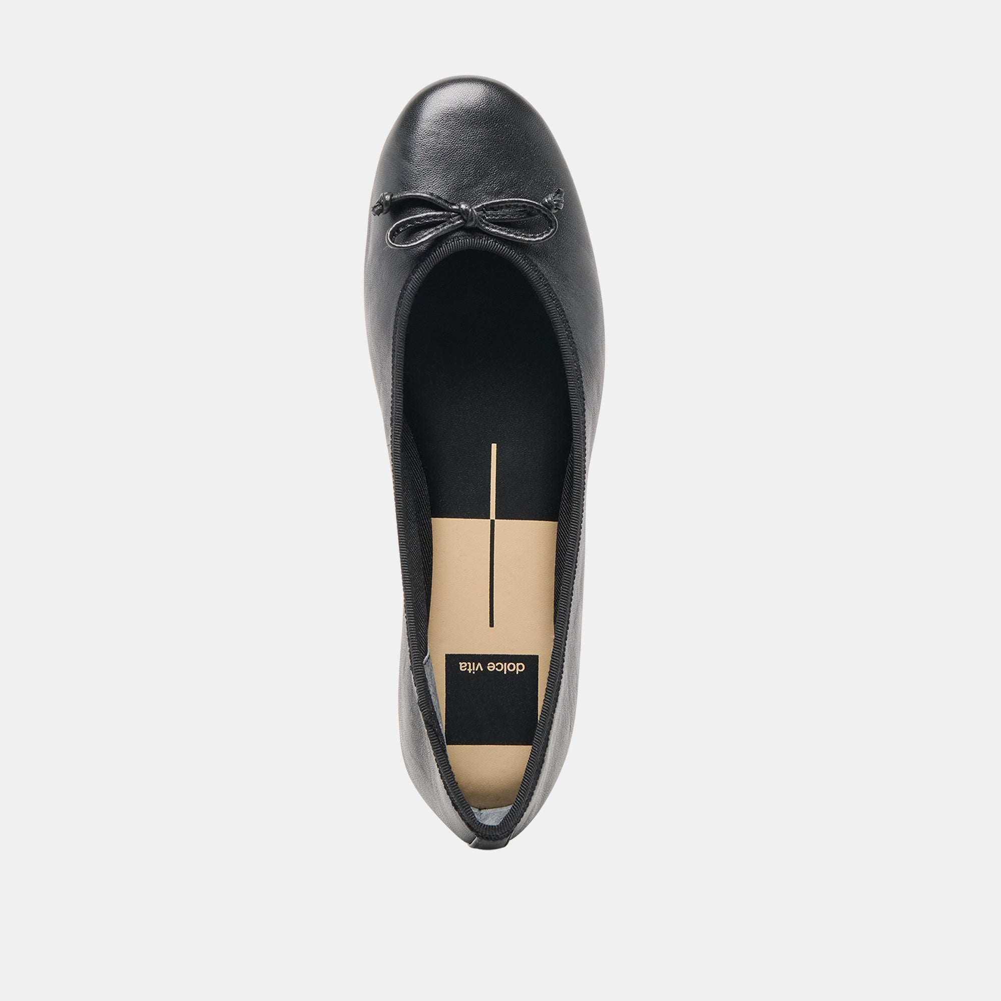 RITLA WIDE BALLET FLATS BLACK LEATHER - Image 8