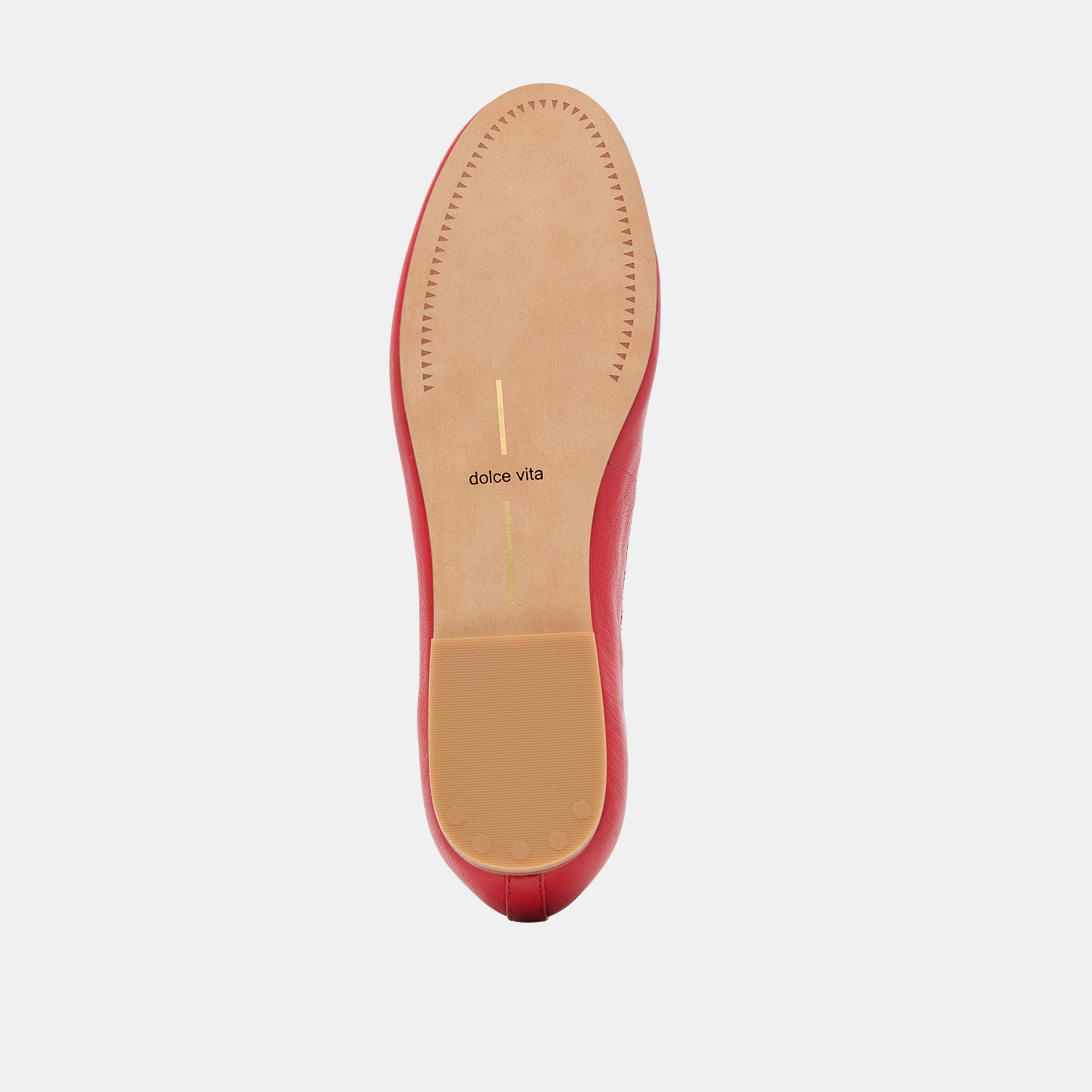 RITLA WIDE BALLET FLATS CHERRY LEATHER - Image 9