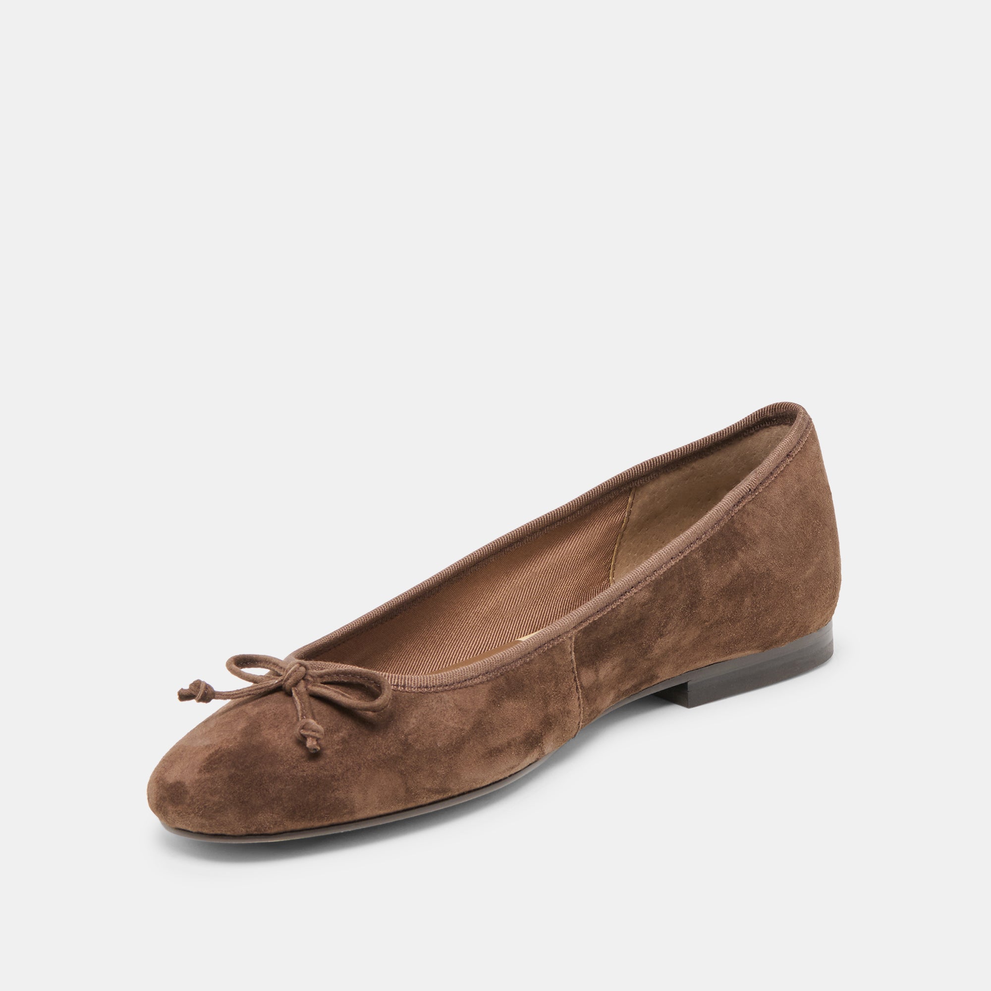 RITLA BALLET FLATS DK BROWN SUEDE - Image 7