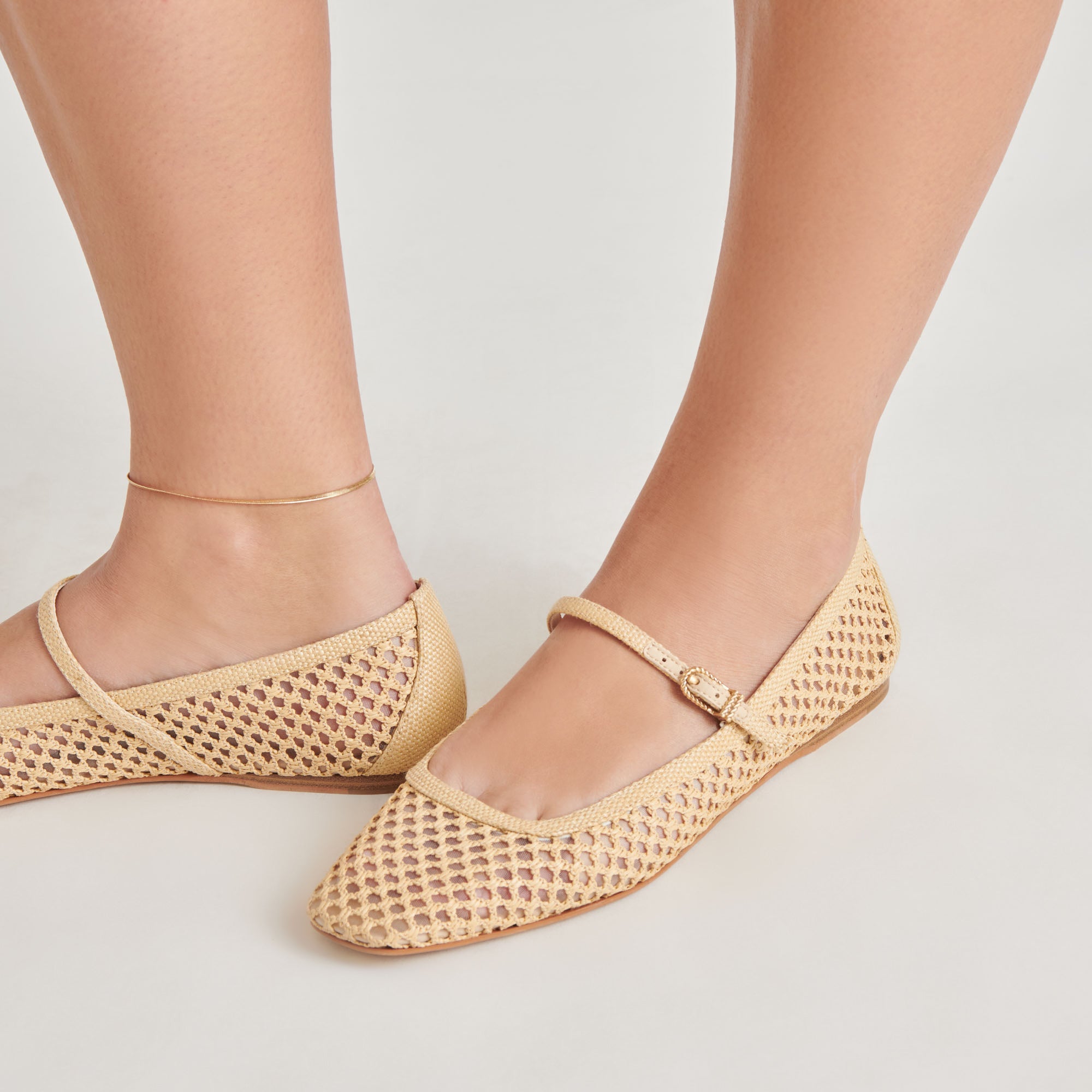 REYES BALLET FLATS LT NATURAL WOVEN RAFFIA - Image 4
