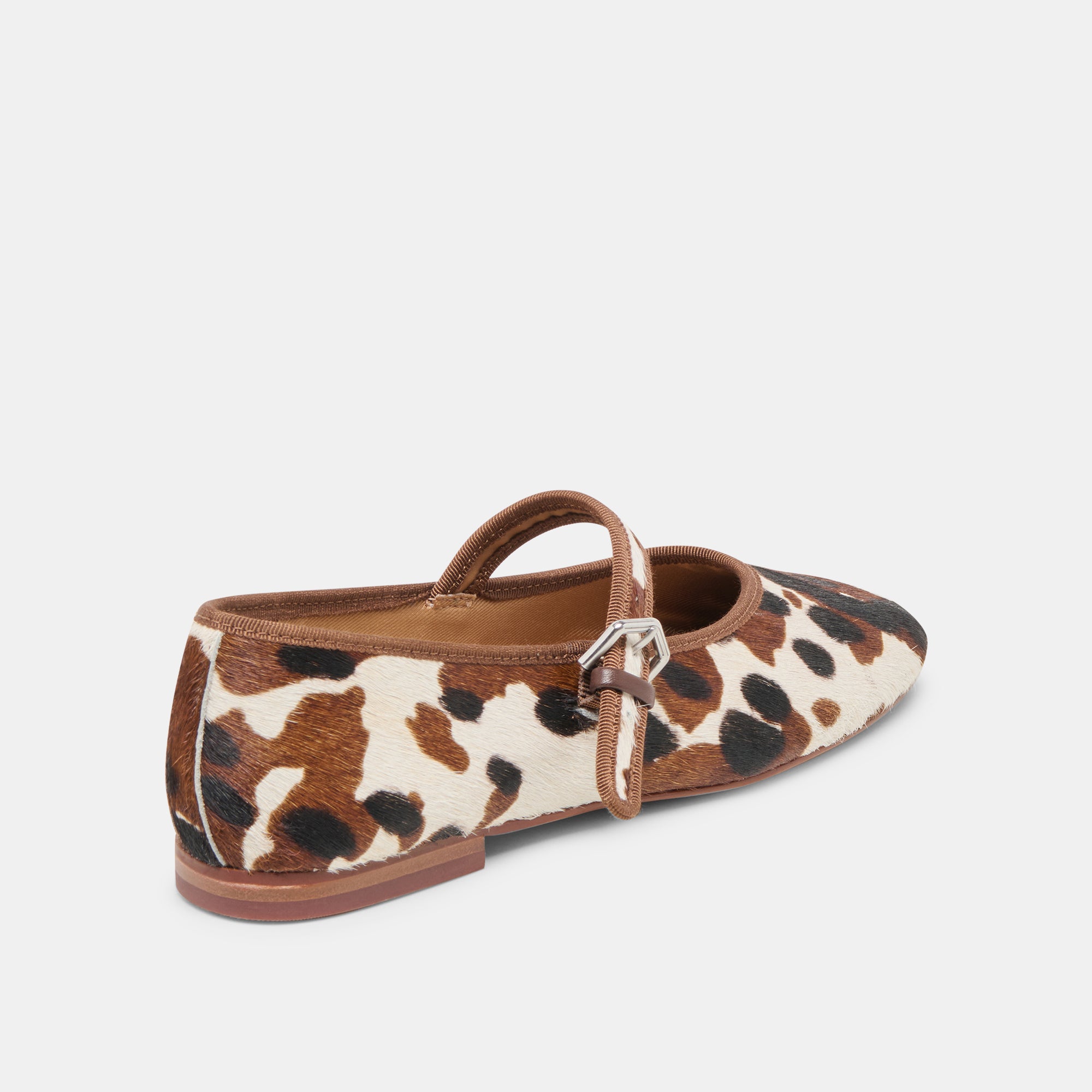 ROSLYN BALLET FLATS COCOA TAURUS CALF HAIR - Image 5