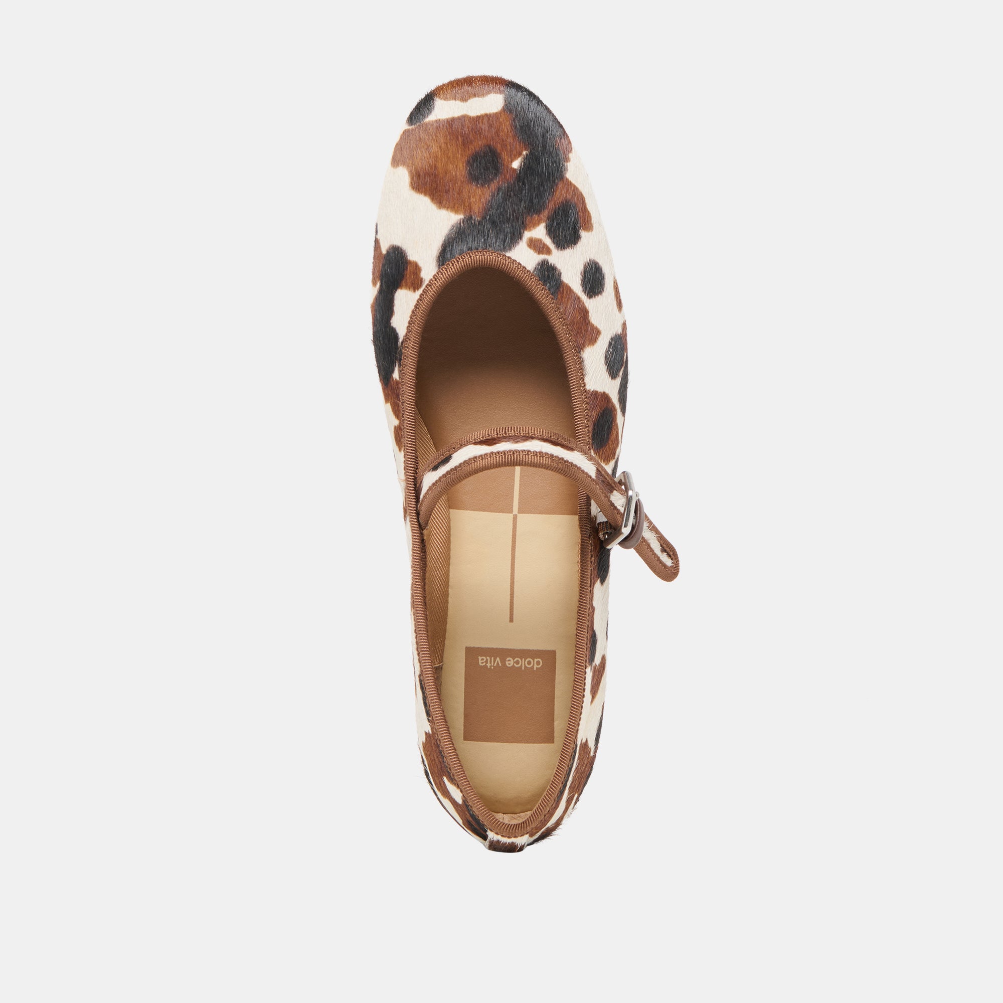ROSLYN BALLET FLATS COCOA TAURUS CALF HAIR - Image 12