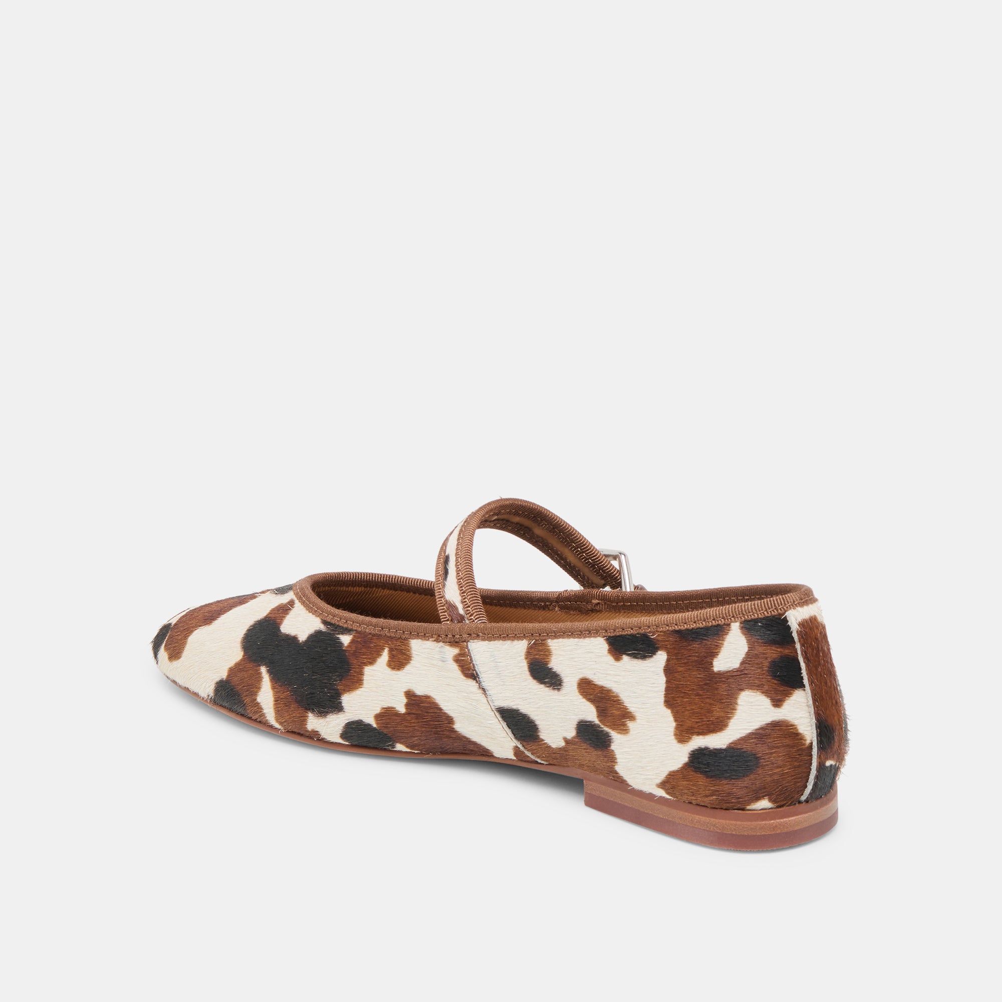 ROSLYN BALLET FLATS COCOA TAURUS CALF HAIR - Image 9
