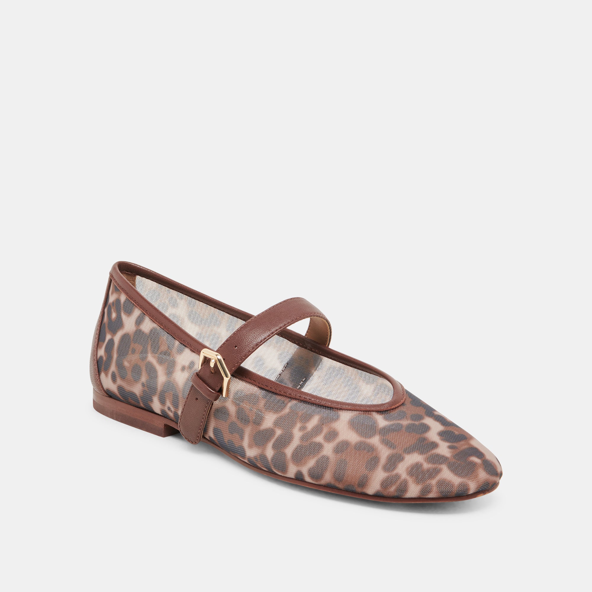 ROSLYN BALLET FLATS LEOPARD MESH - Image 3