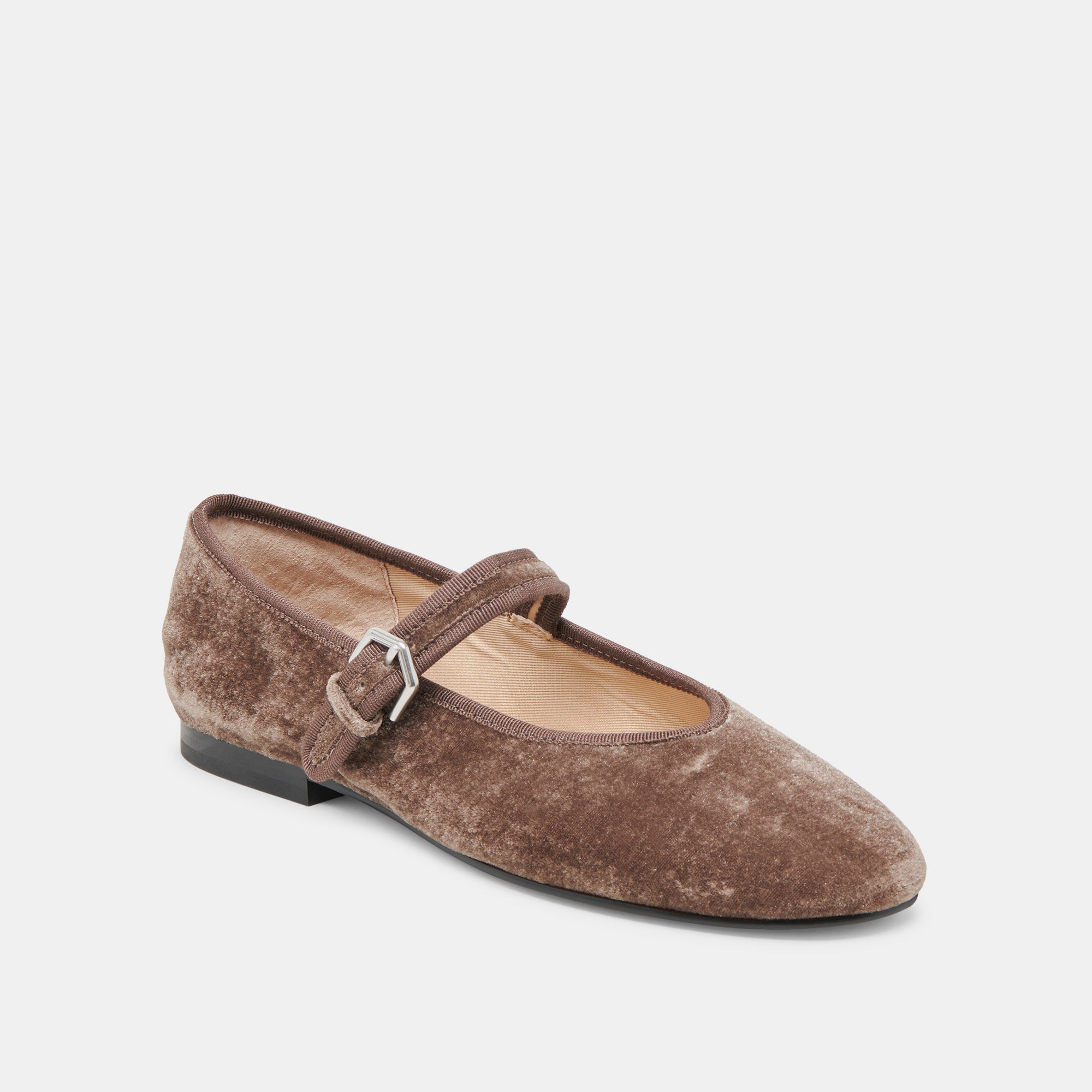 ROSLYN BALLET FLATS SMOKE VELVET - Image 2