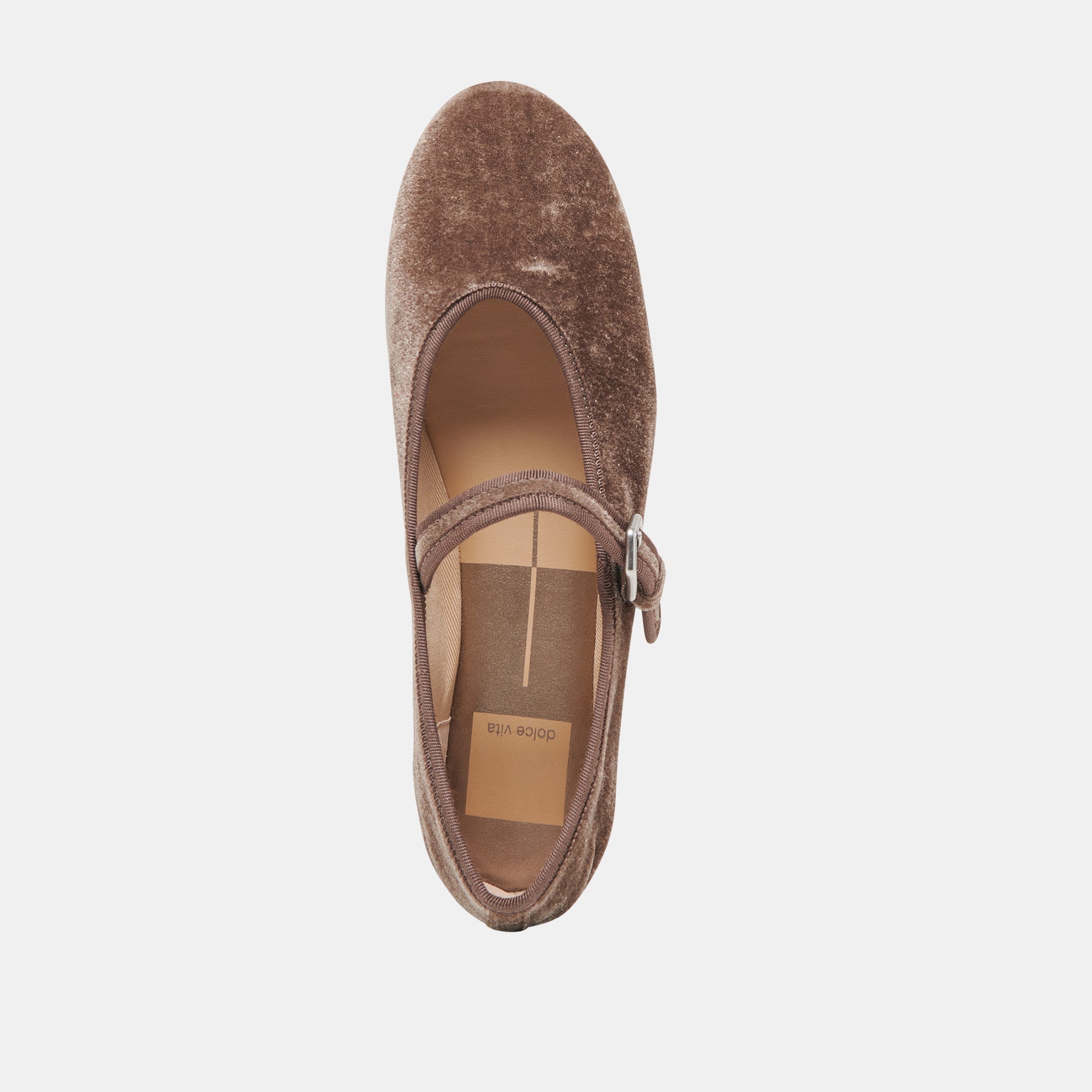ROSLYN BALLET FLATS SMOKE VELVET - Image 8