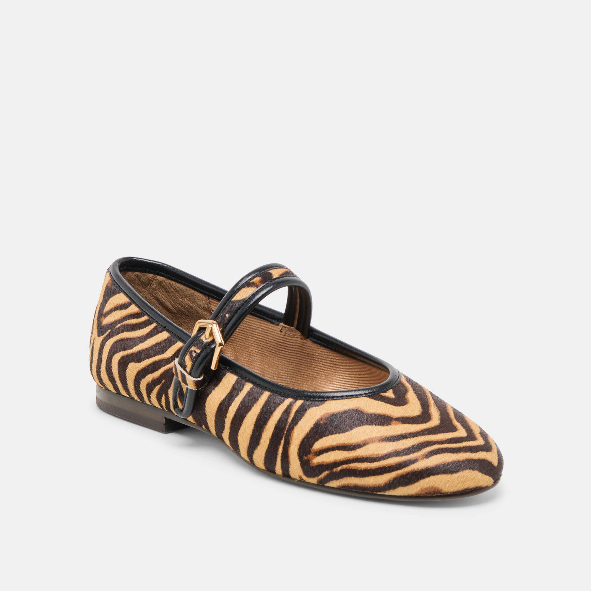 ROSLYN BALLET FLATS TIGER CALF HAIR - Image 3