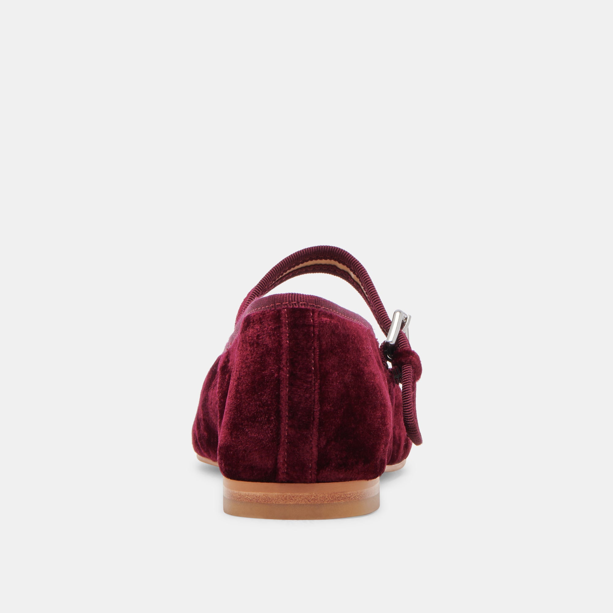 ROSLYN BALLET FLATS WINE VELVET - Image 10