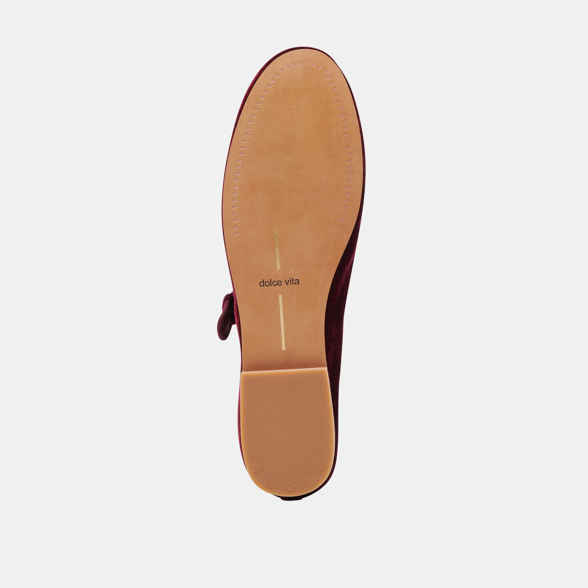 ROSLYN BALLET FLATS WINE VELVET - Image 12