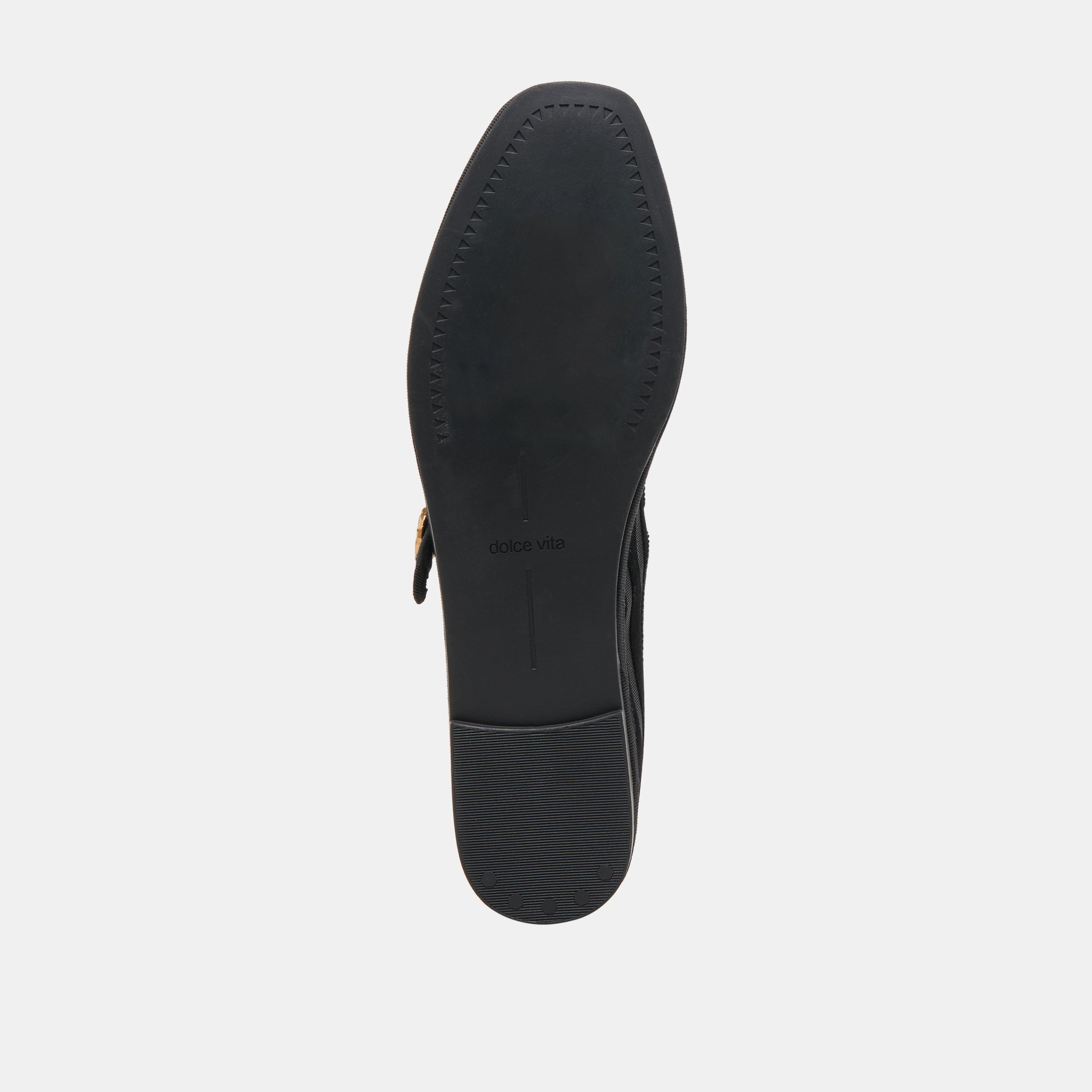 TAMEKA BALLET FLATS BLACK STRIPE MESH - Image 9