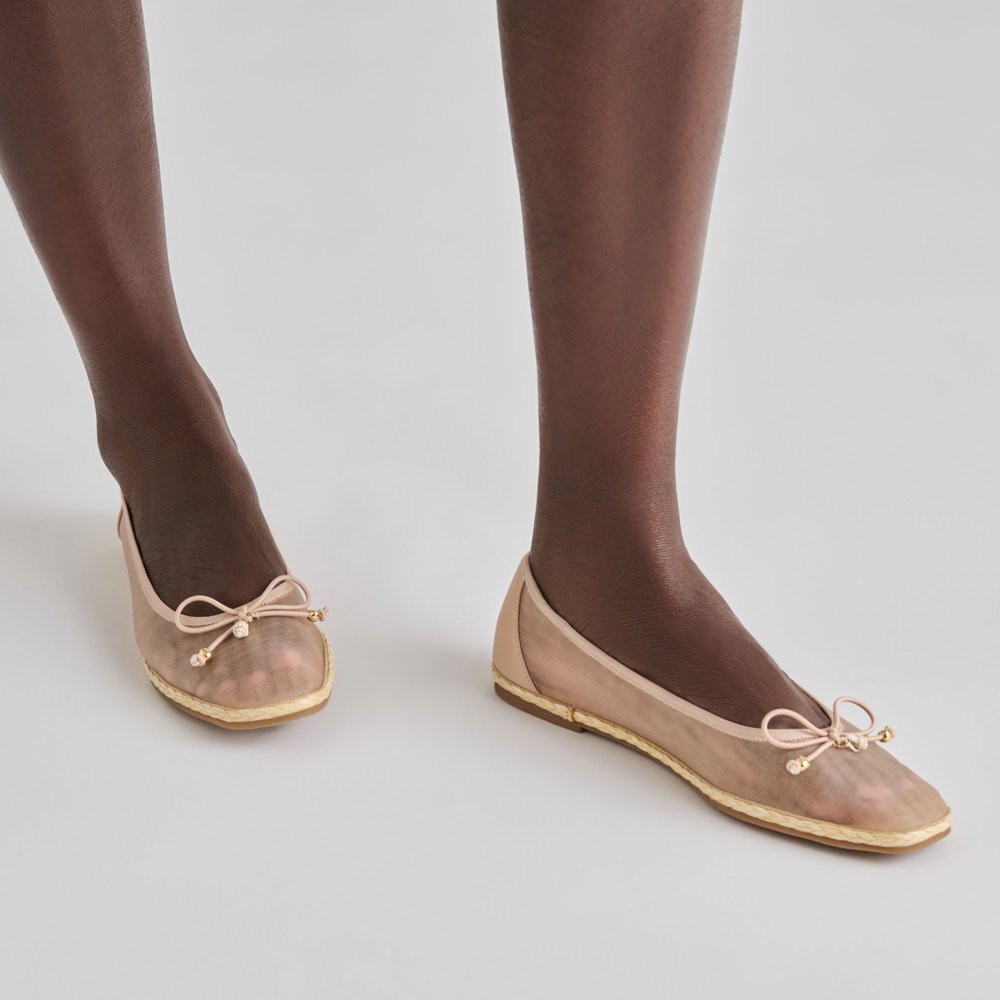 TIANNA MESH BALLET FLATS BLUSH MESH - Image 6