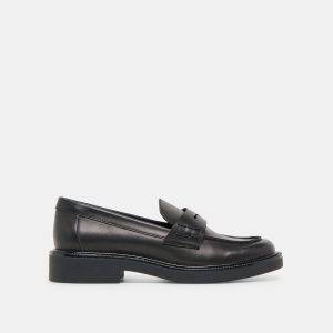 TIGGY LOAFERS BLACK LEATHER