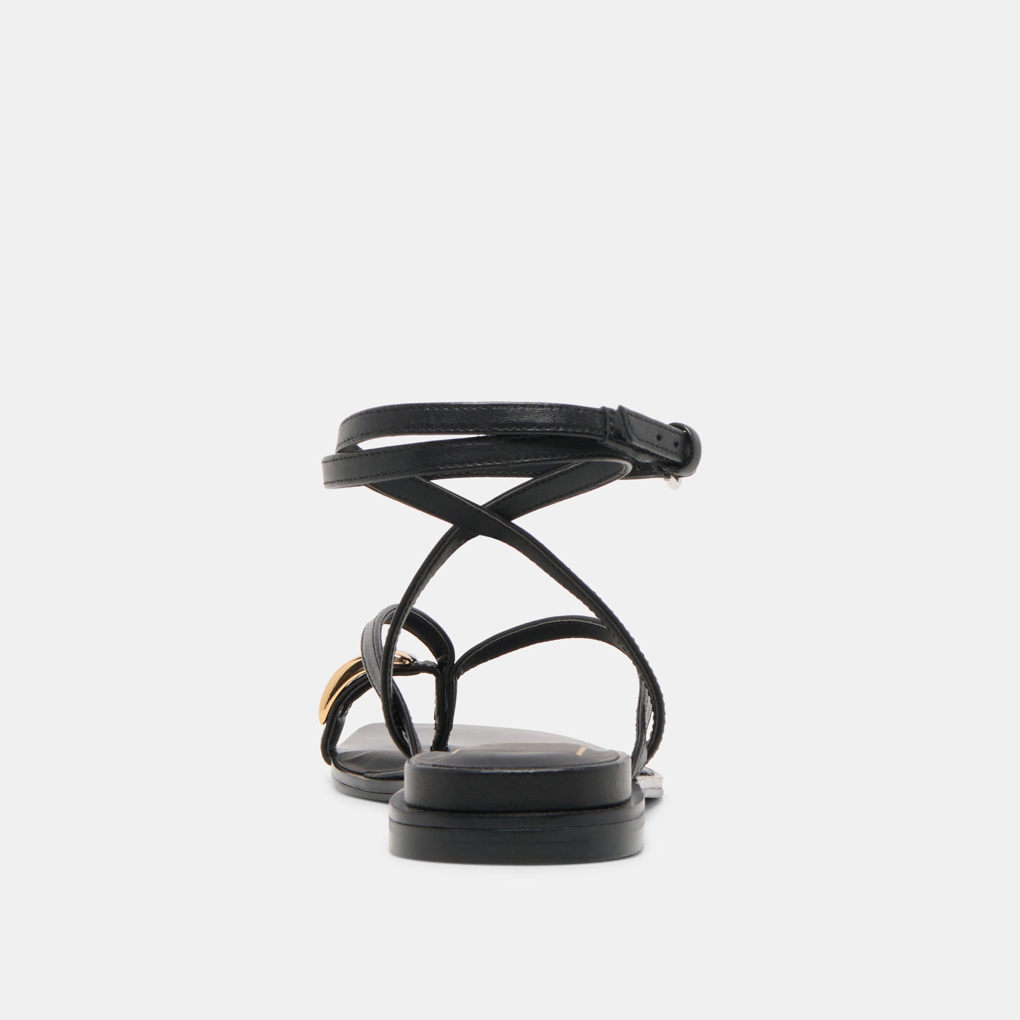 TYRICE SANDALS BLACK LEATHER - Image 9