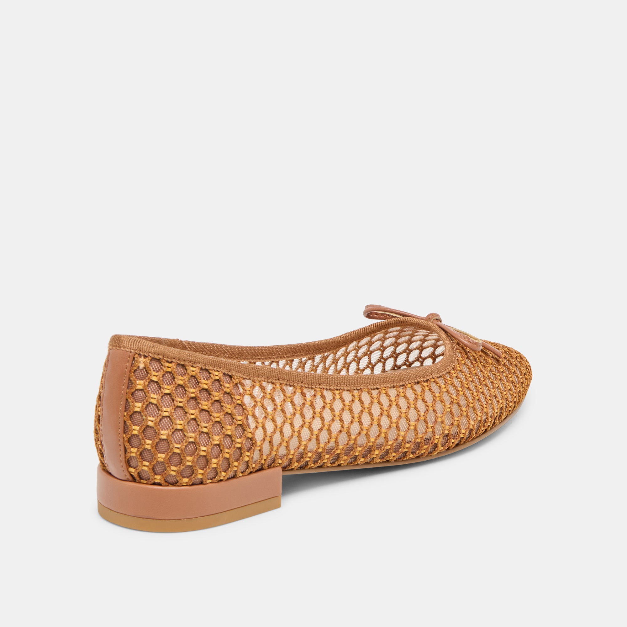 ULICIA BALLET FLATS CORAL WOVEN MESH - Image 3