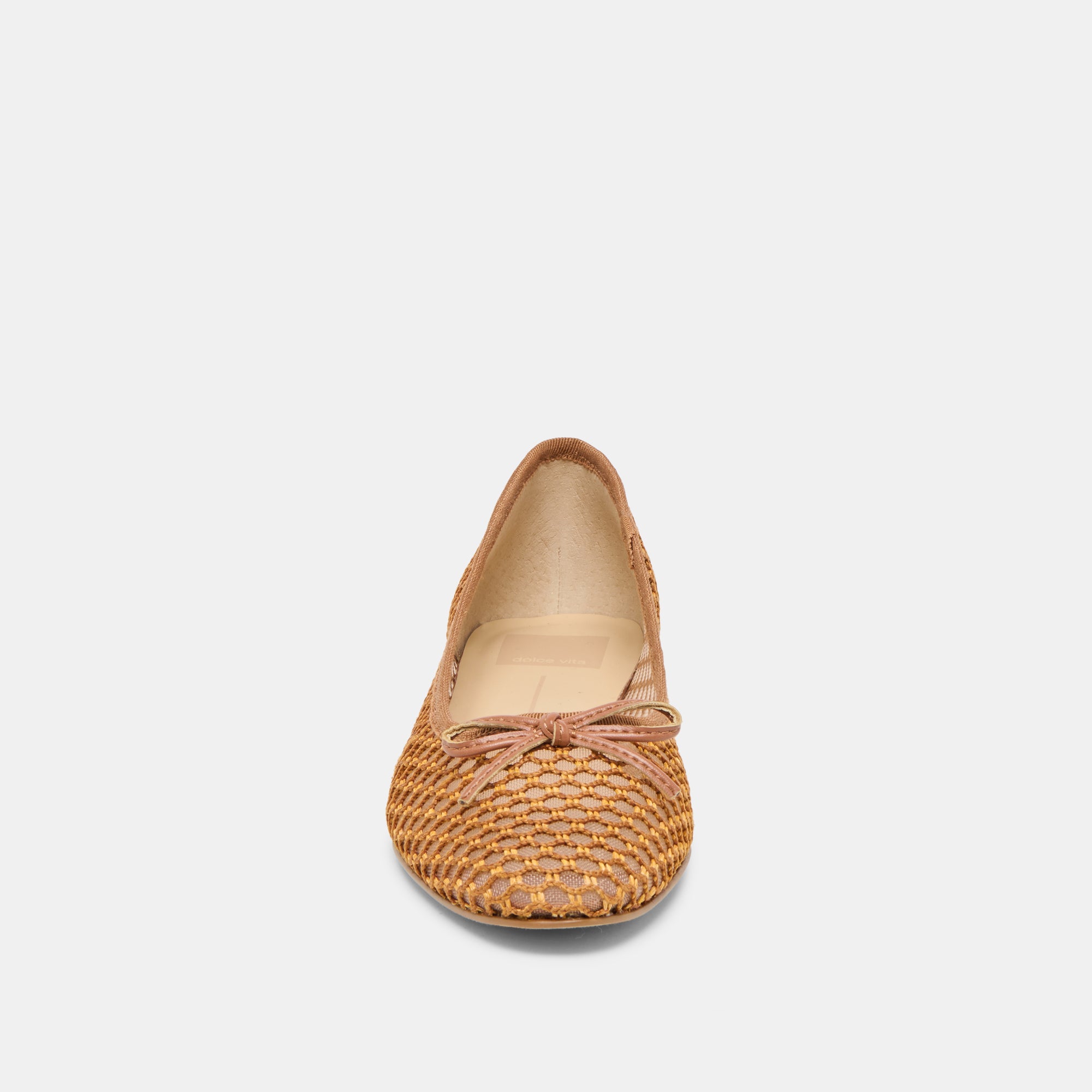 ULICIA BALLET FLATS CORAL WOVEN MESH - Image 6