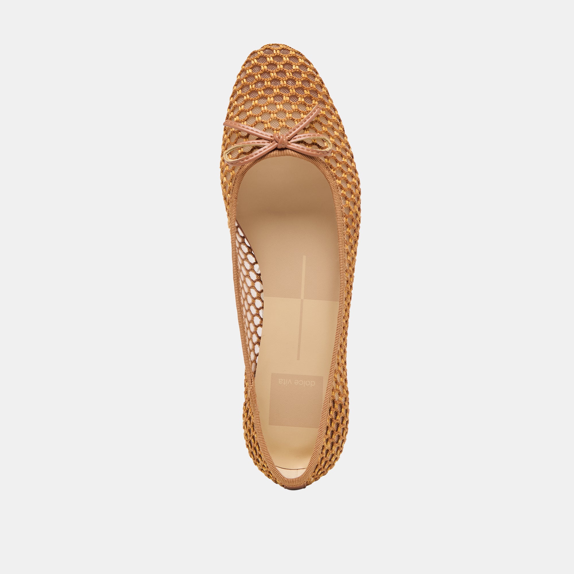 ULICIA BALLET FLATS CORAL WOVEN MESH - Image 8