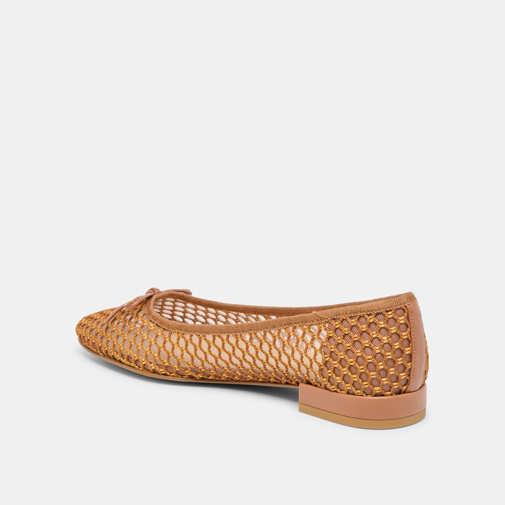 ULICIA BALLET FLATS CORAL WOVEN MESH - Image 5