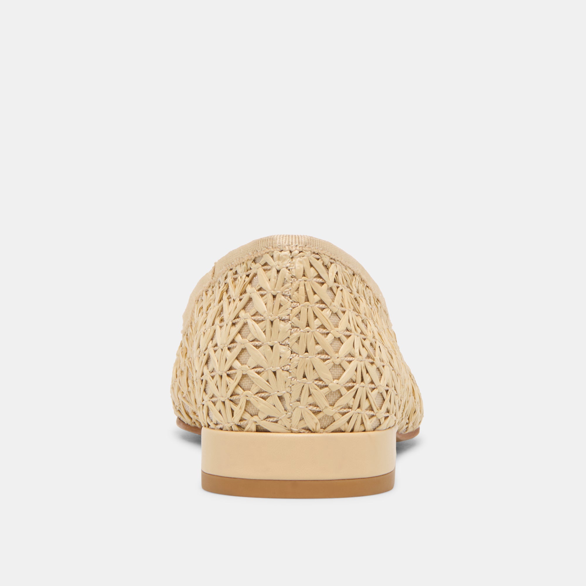 ULICIA BALLET FLATS LT NATURAL CROSS HATCH RAFFIA - Image 9
