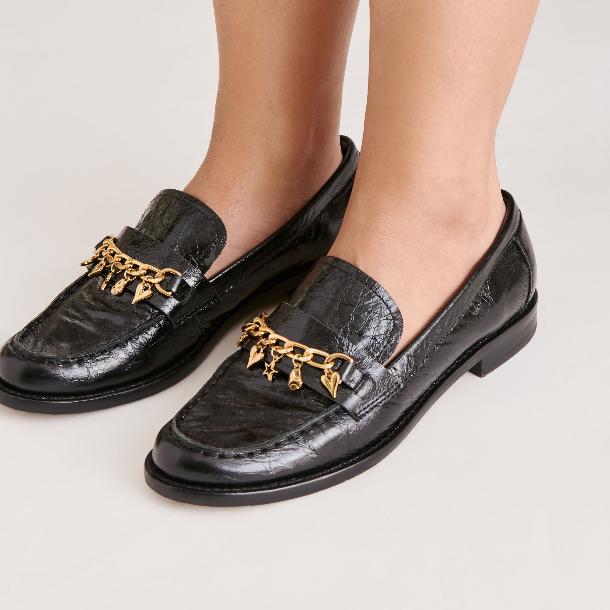WAYLEN LOAFERS MIDNIGHT CRINKLE PATENT - Image 6