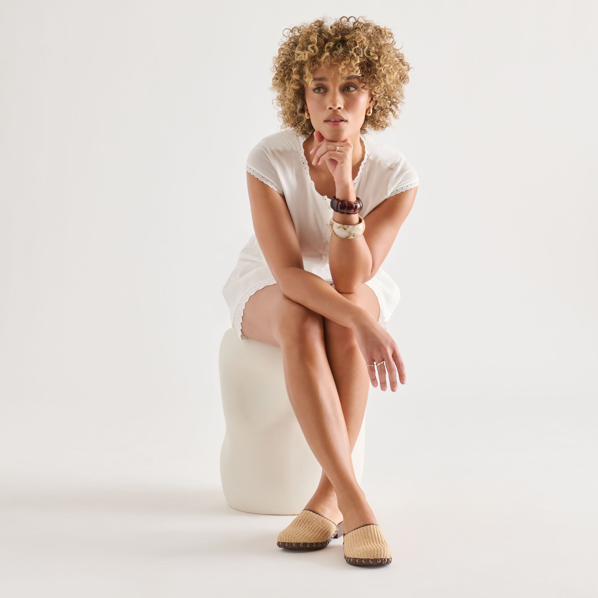 ALANIS FLATS LT NATURAL RAFFIA - Image 4