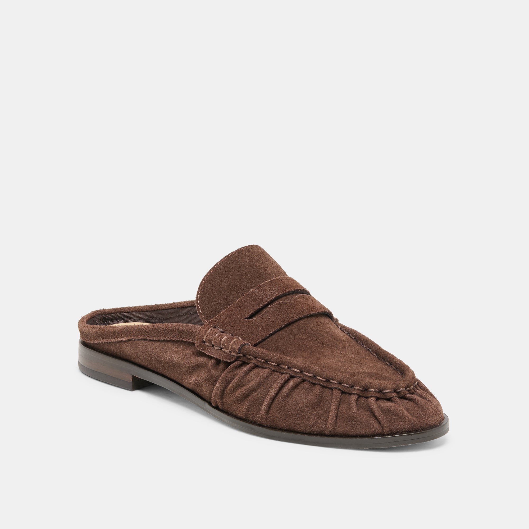 BETZY LOAFERS DK BROWN SUEDE - Image 2