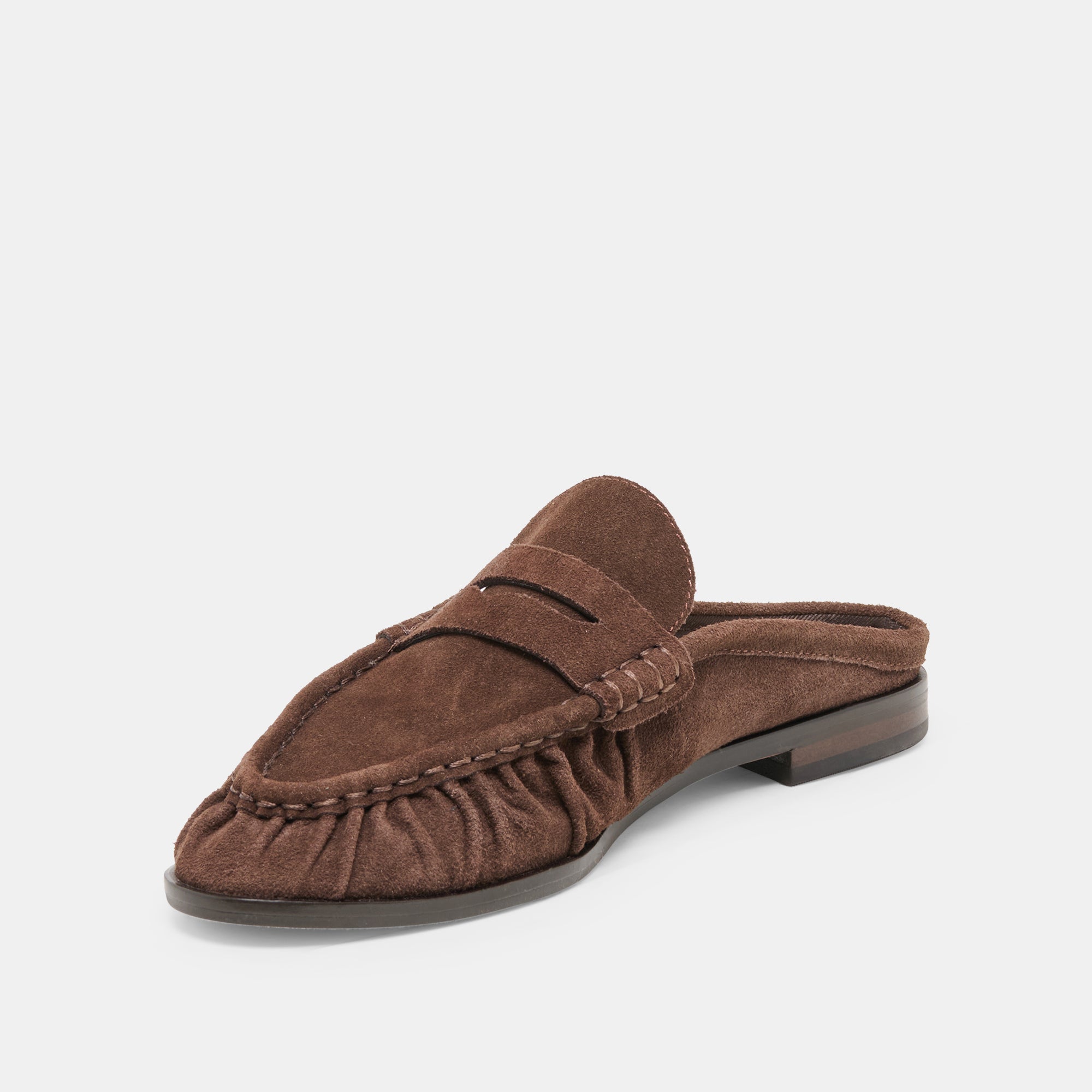 BETZY LOAFERS DK BROWN SUEDE - Image 4