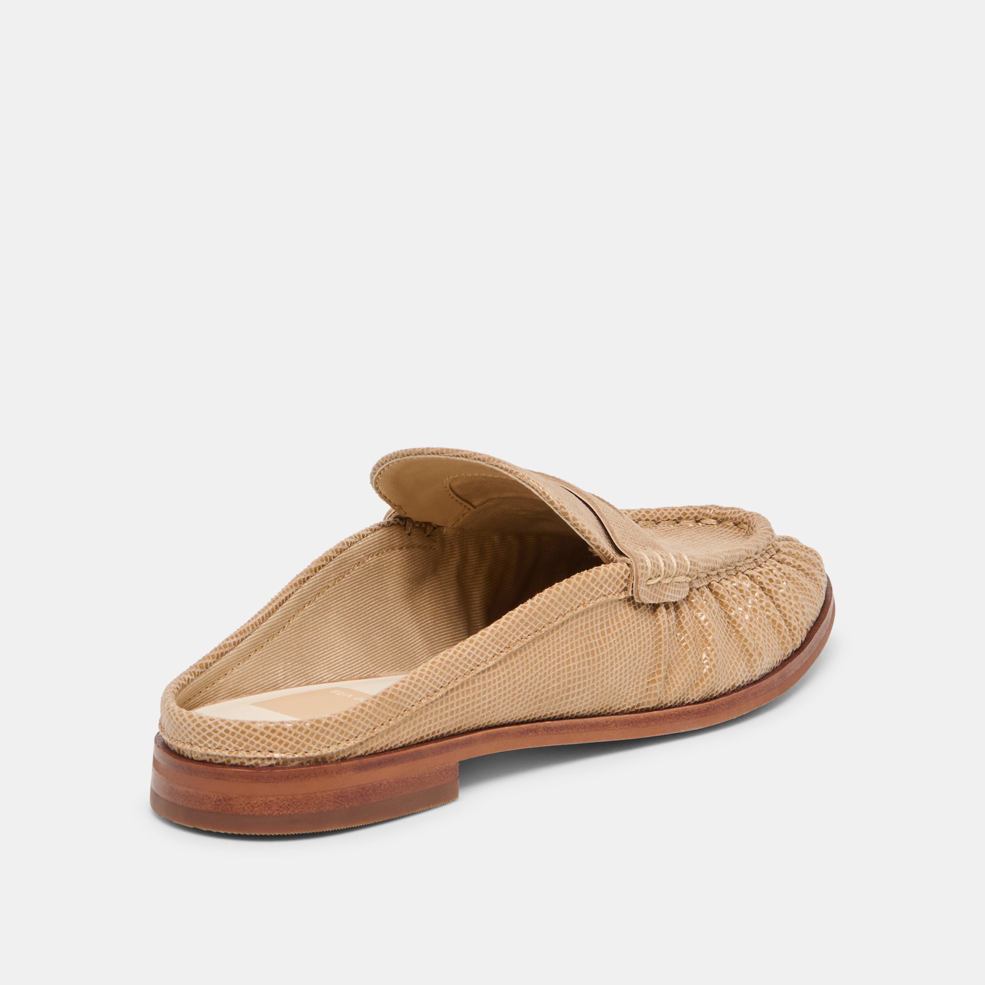 BETZY LOAFERS LATTE EMBOSSED SUEDE - Image 3
