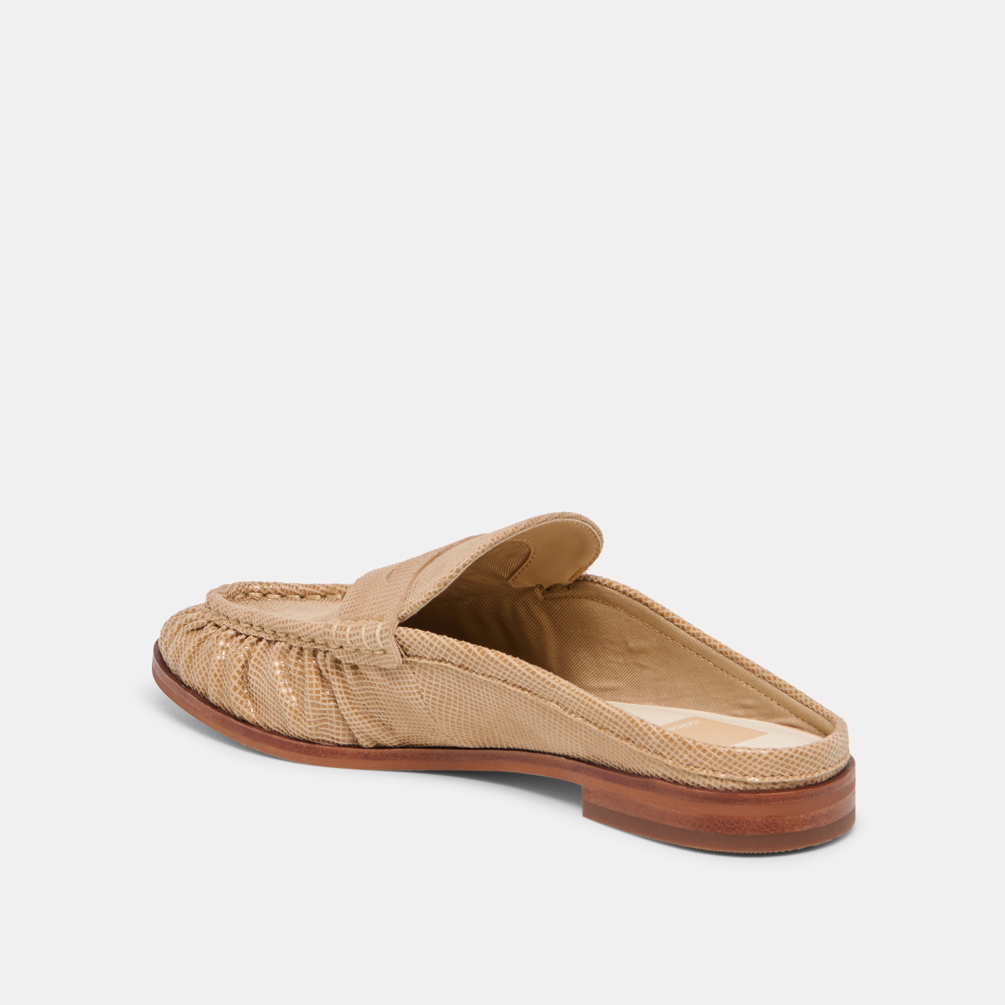 BETZY LOAFERS LATTE EMBOSSED SUEDE - Image 5