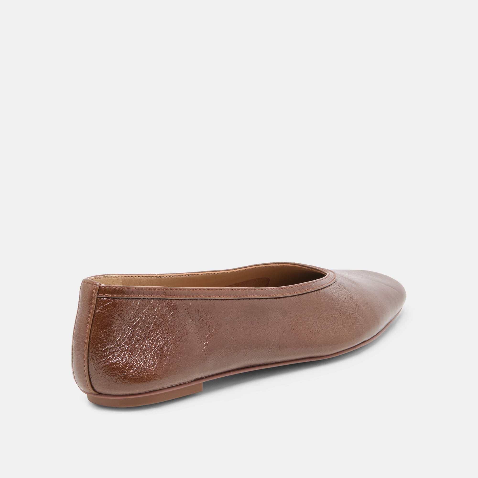 CARET BALLET FLATS RUSSET LEATHER - Image 3