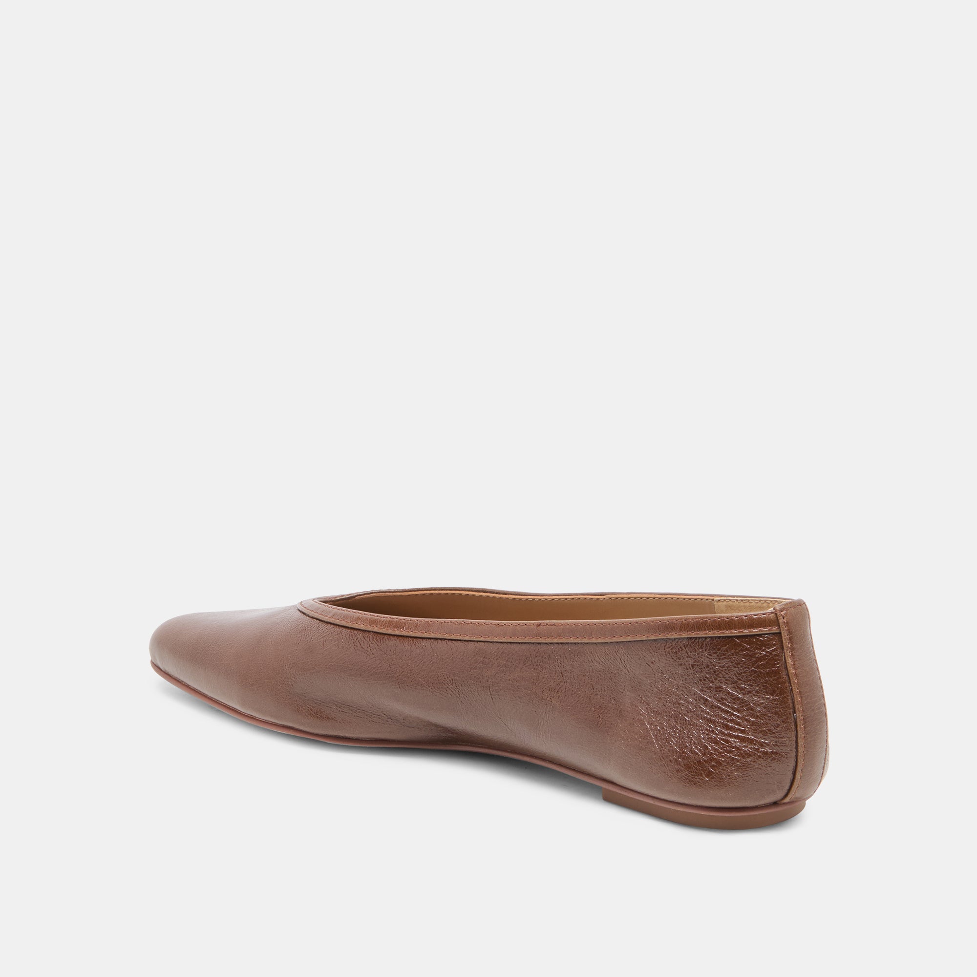 CARET BALLET FLATS RUSSET LEATHER - Image 5