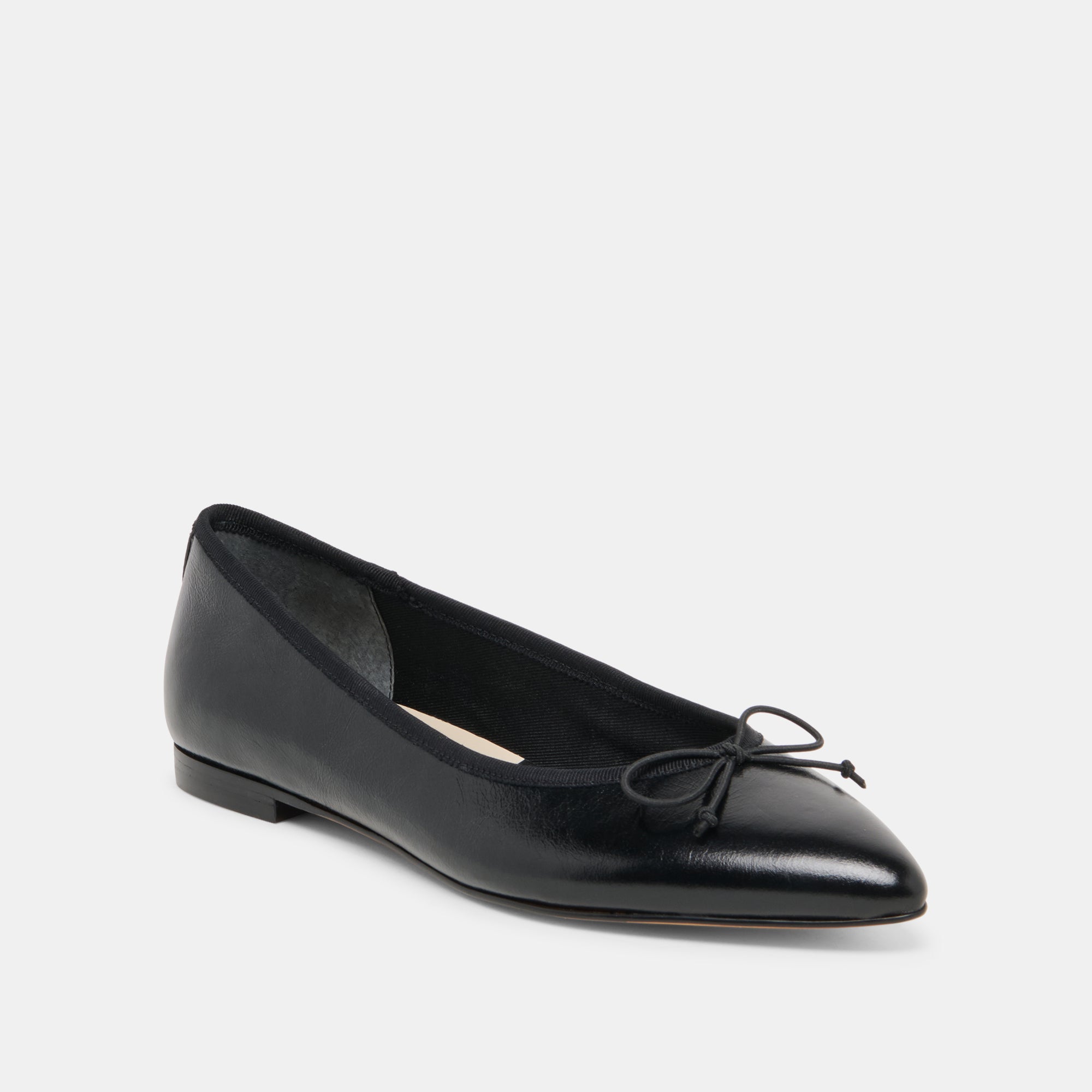 CELIO BALLET FLATS BLACK LEATHER - Image 2