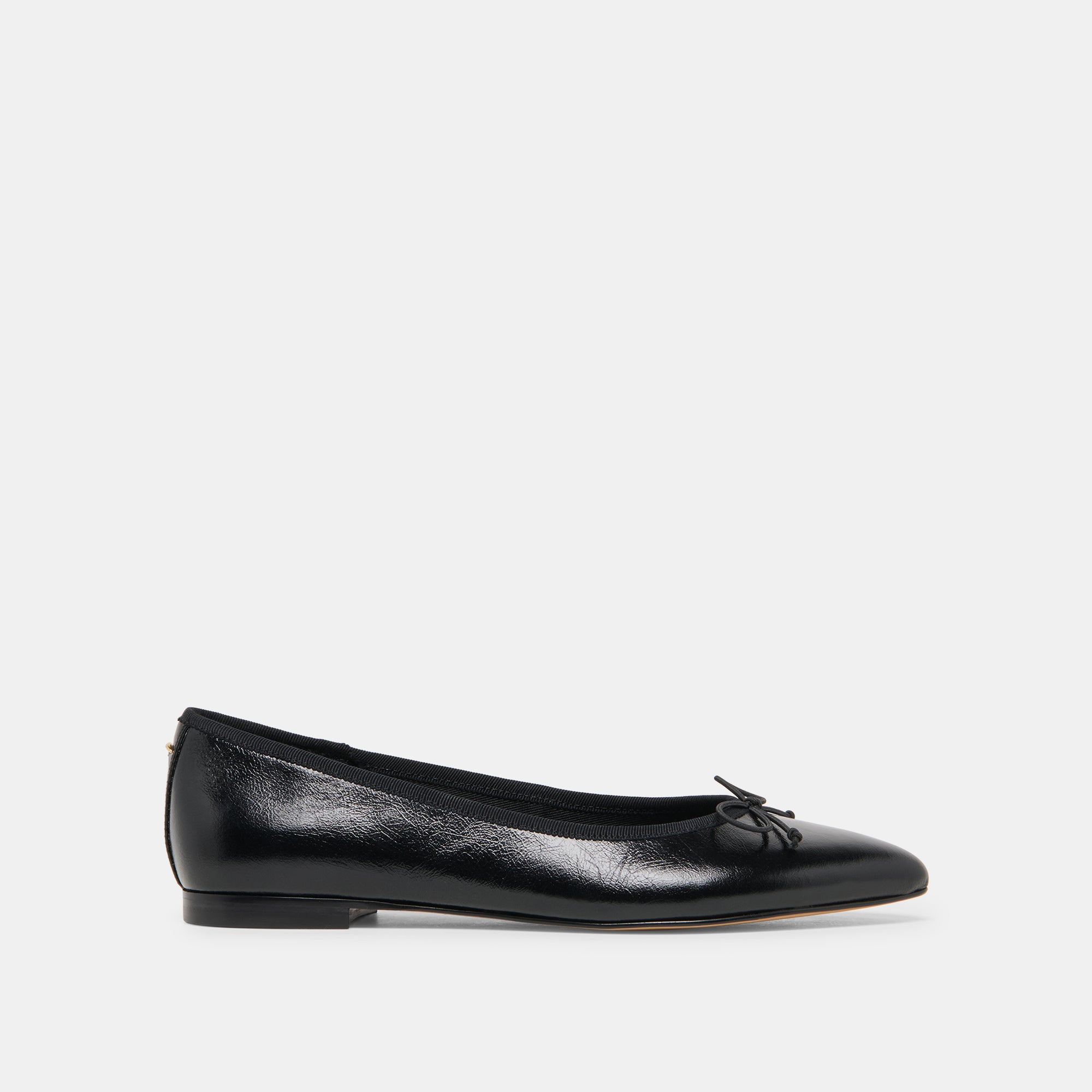 CELIO BALLET FLATS BLACK LEATHER