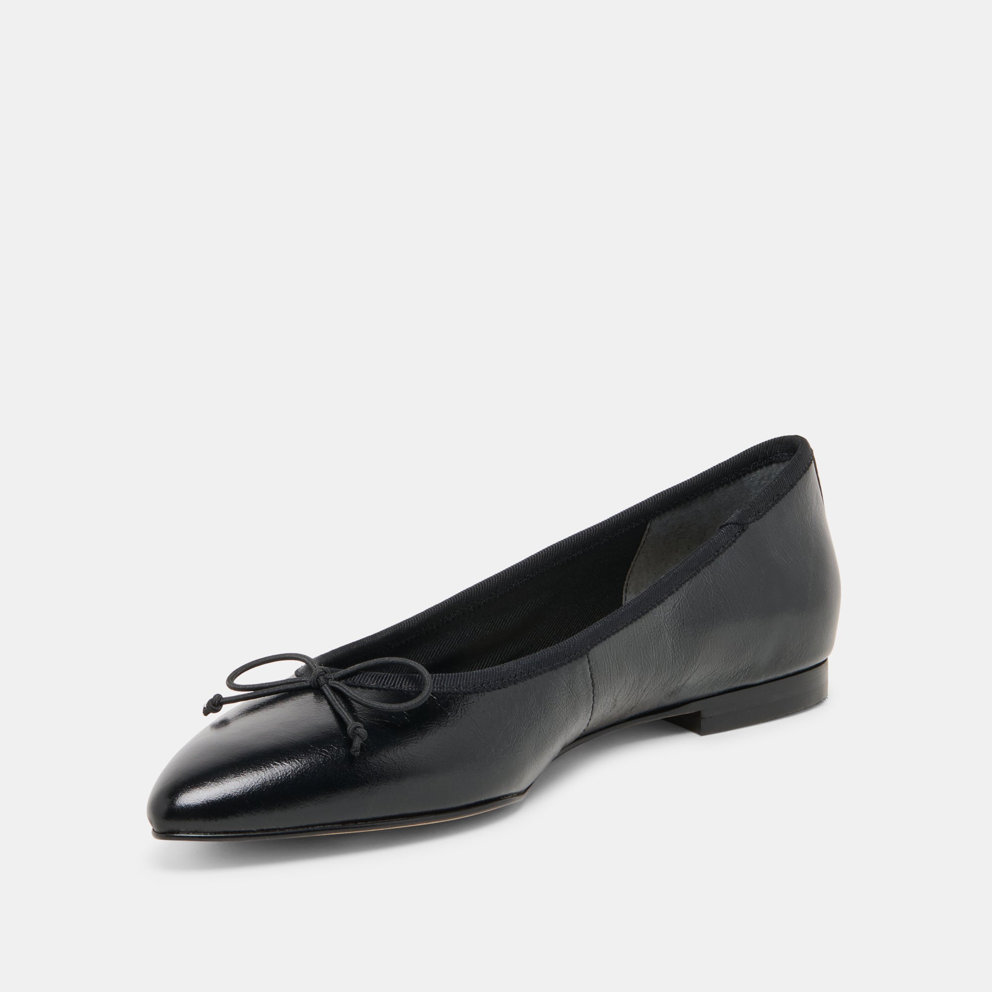 CELIO BALLET FLATS BLACK LEATHER - Image 4