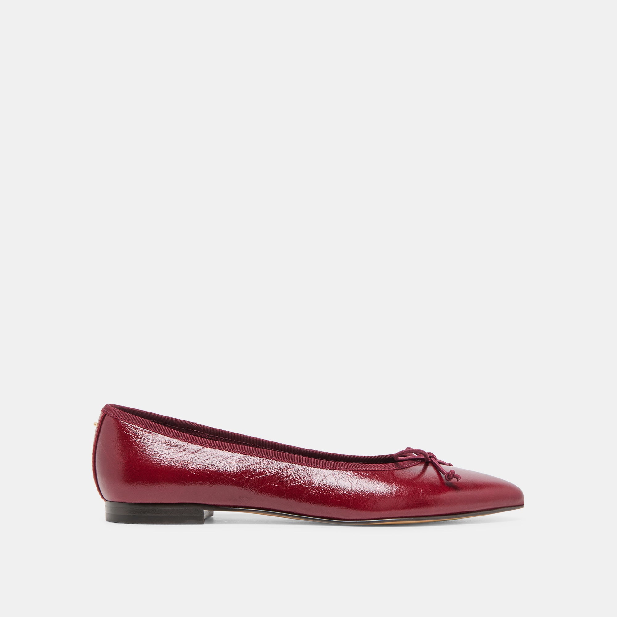 CELIO BALLET FLATS GARNET LEATHER