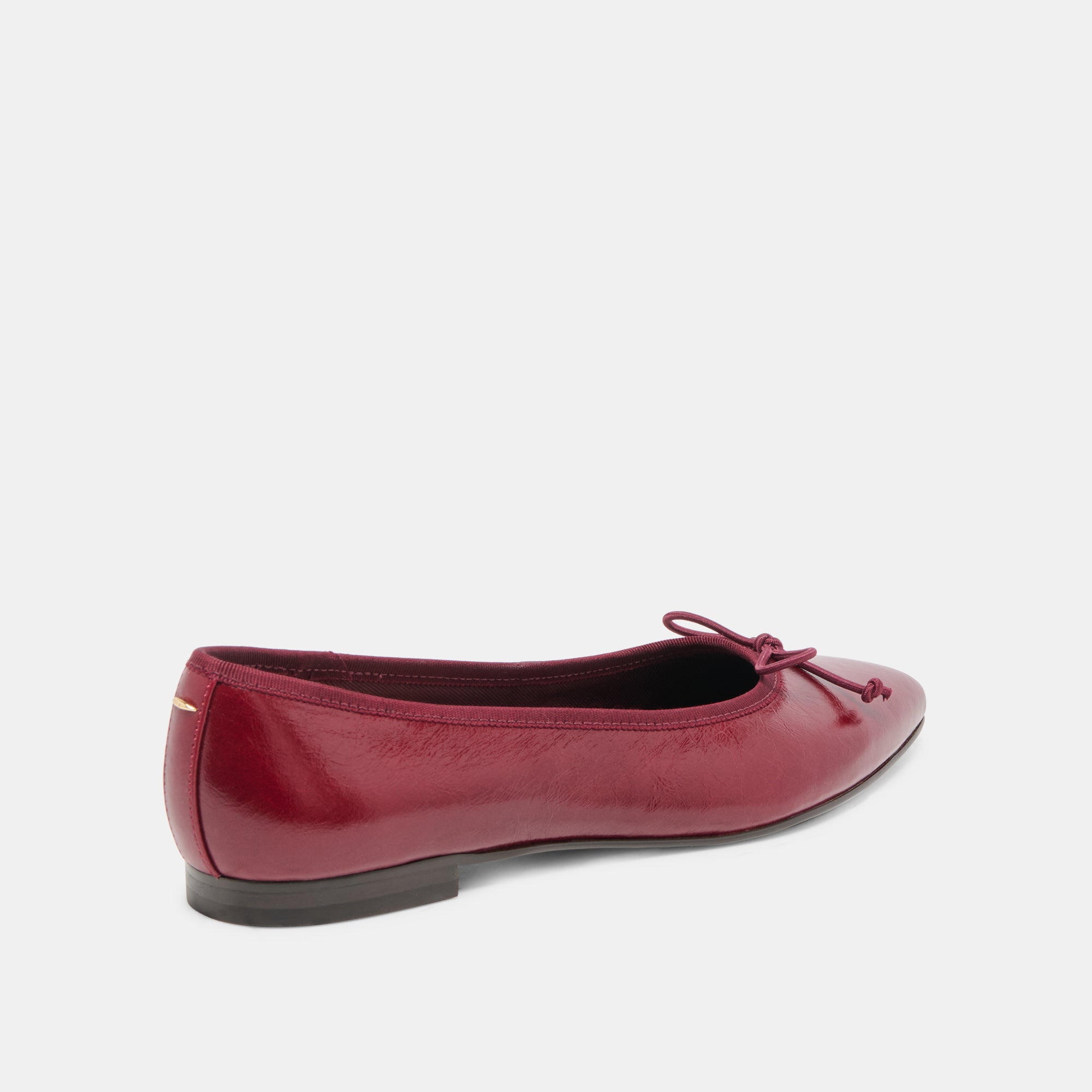 CELIO BALLET FLATS GARNET LEATHER - Image 3