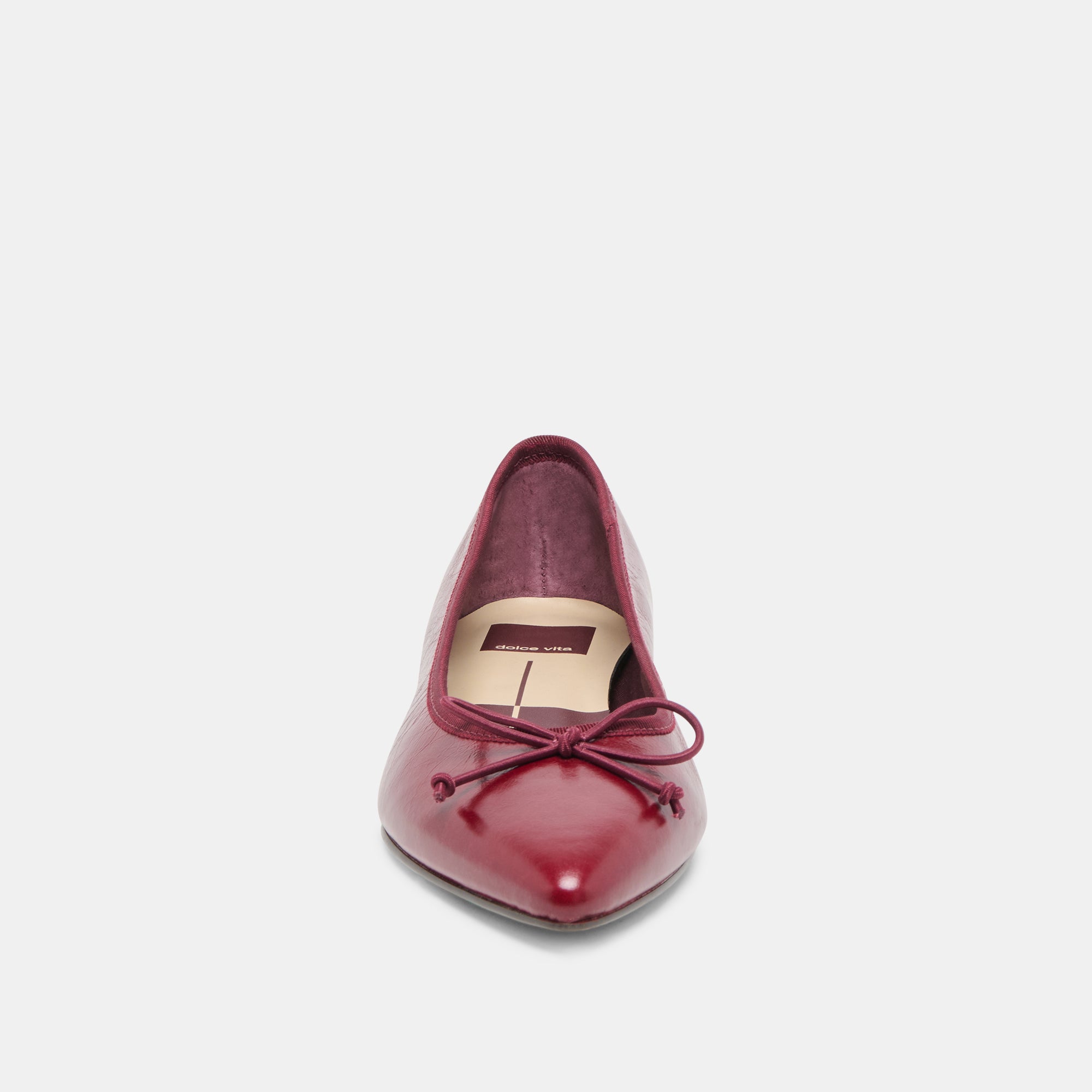 CELIO BALLET FLATS GARNET LEATHER - Image 6